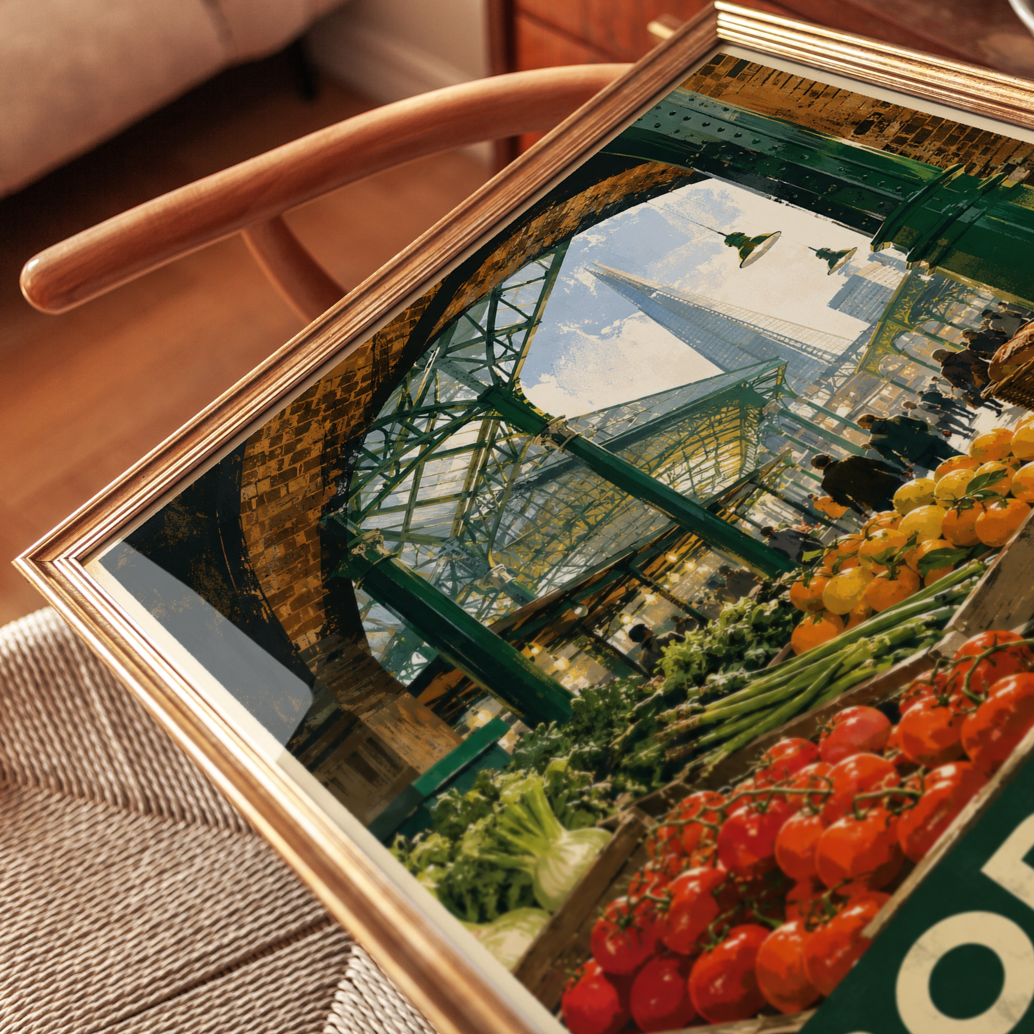 Borough Market London Food Print - detail