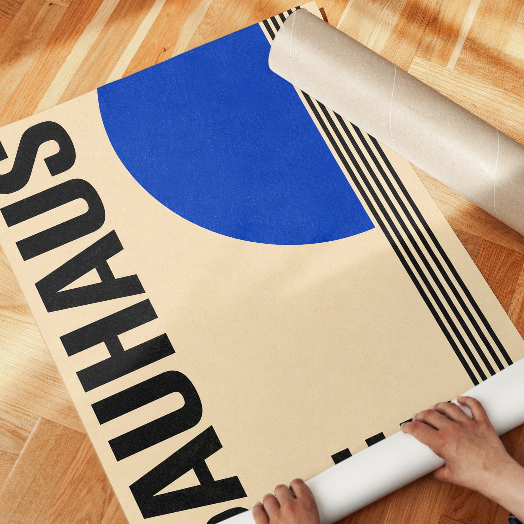 Bauhaus Art Print – Geometric Modernism - detail