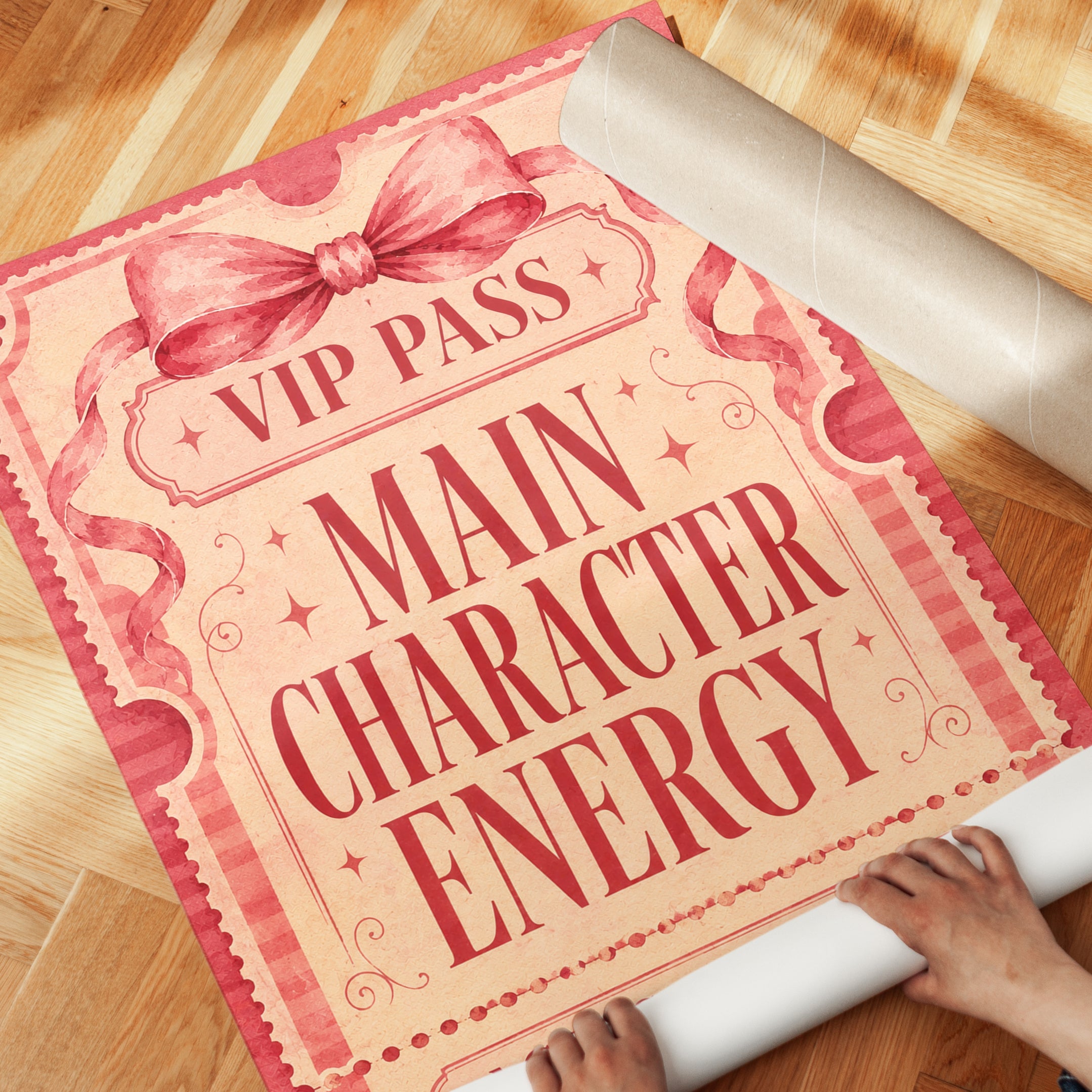 Main Character Energy Print - detail