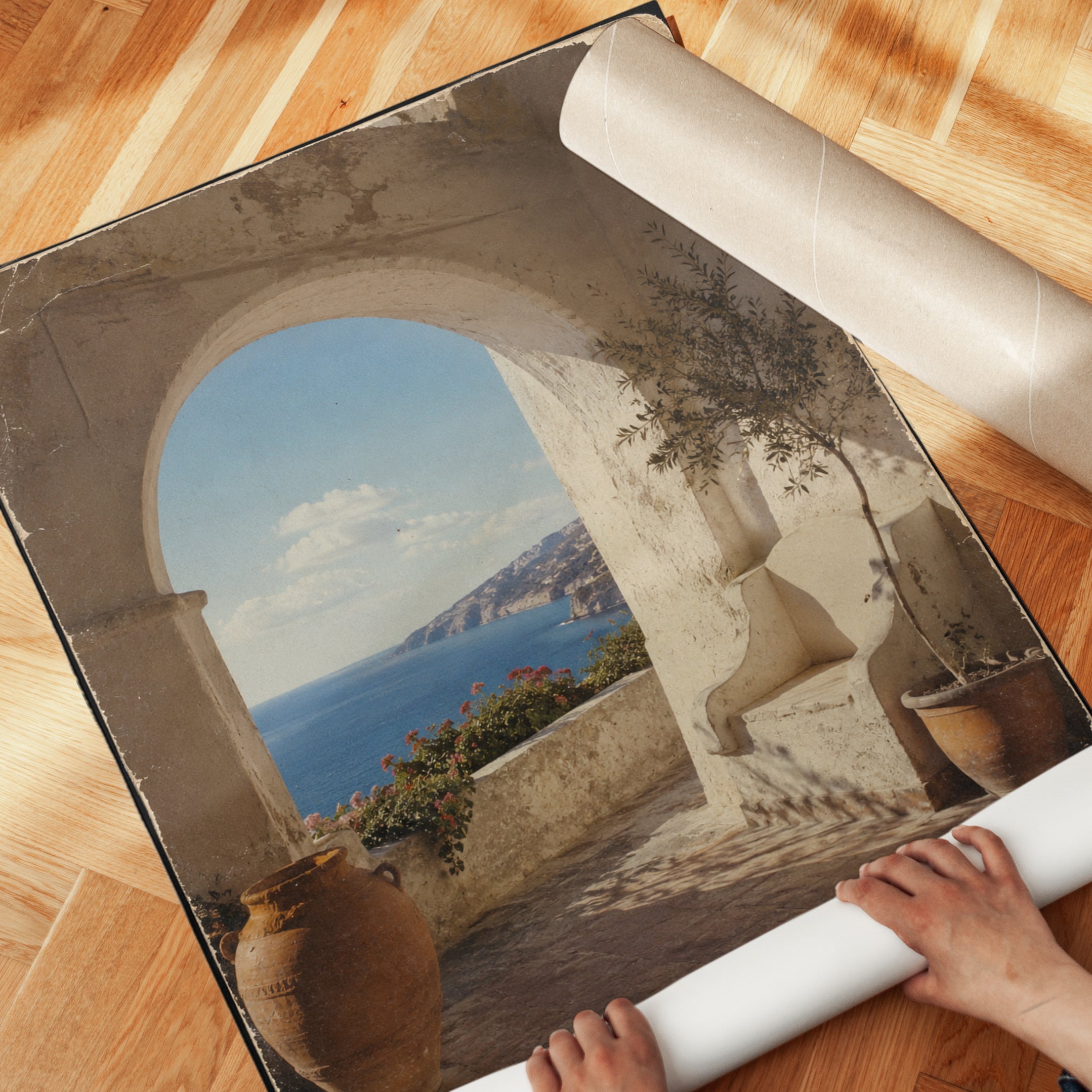 Coastal Archway Wall Art - detail