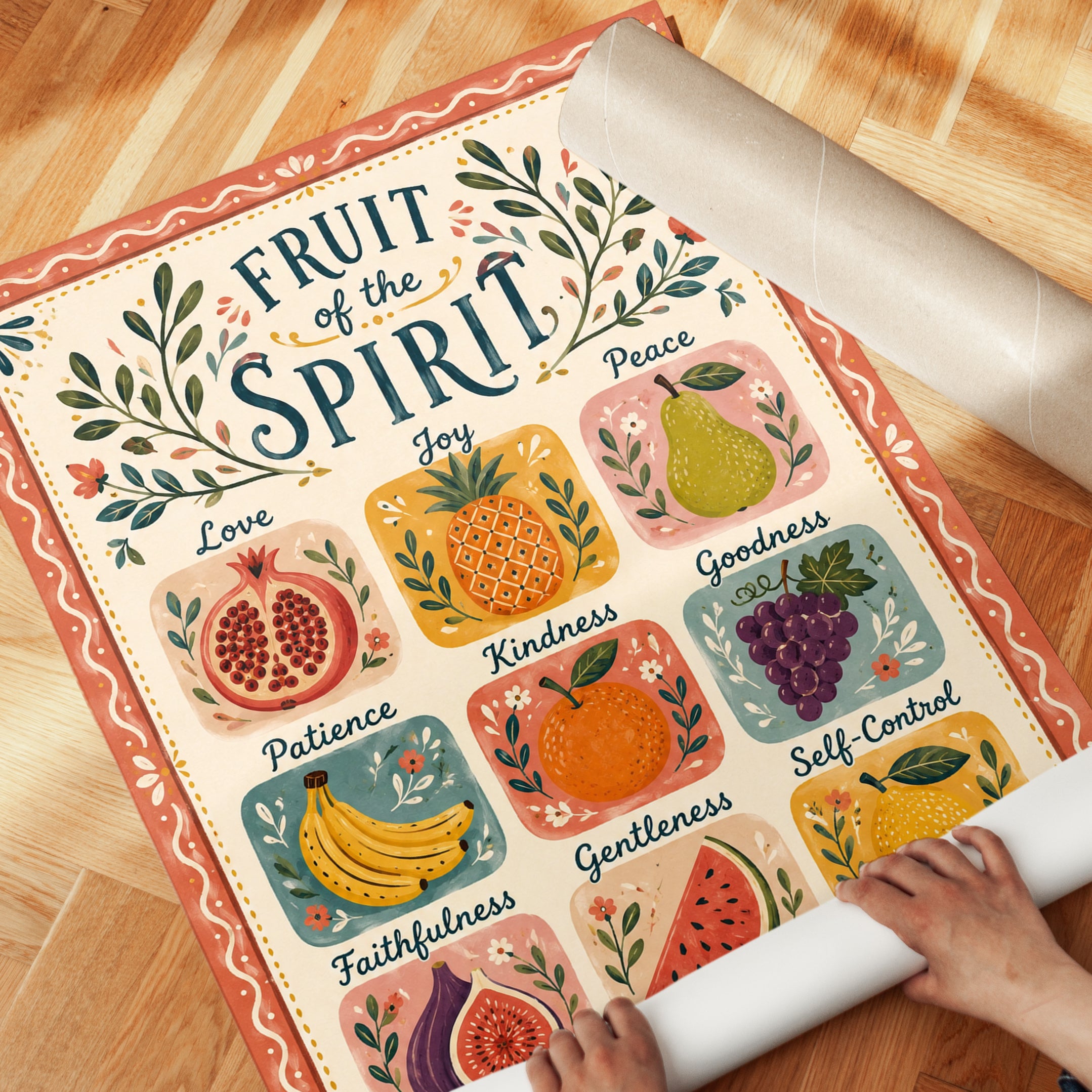 Fruit of the Spirit Print - detail