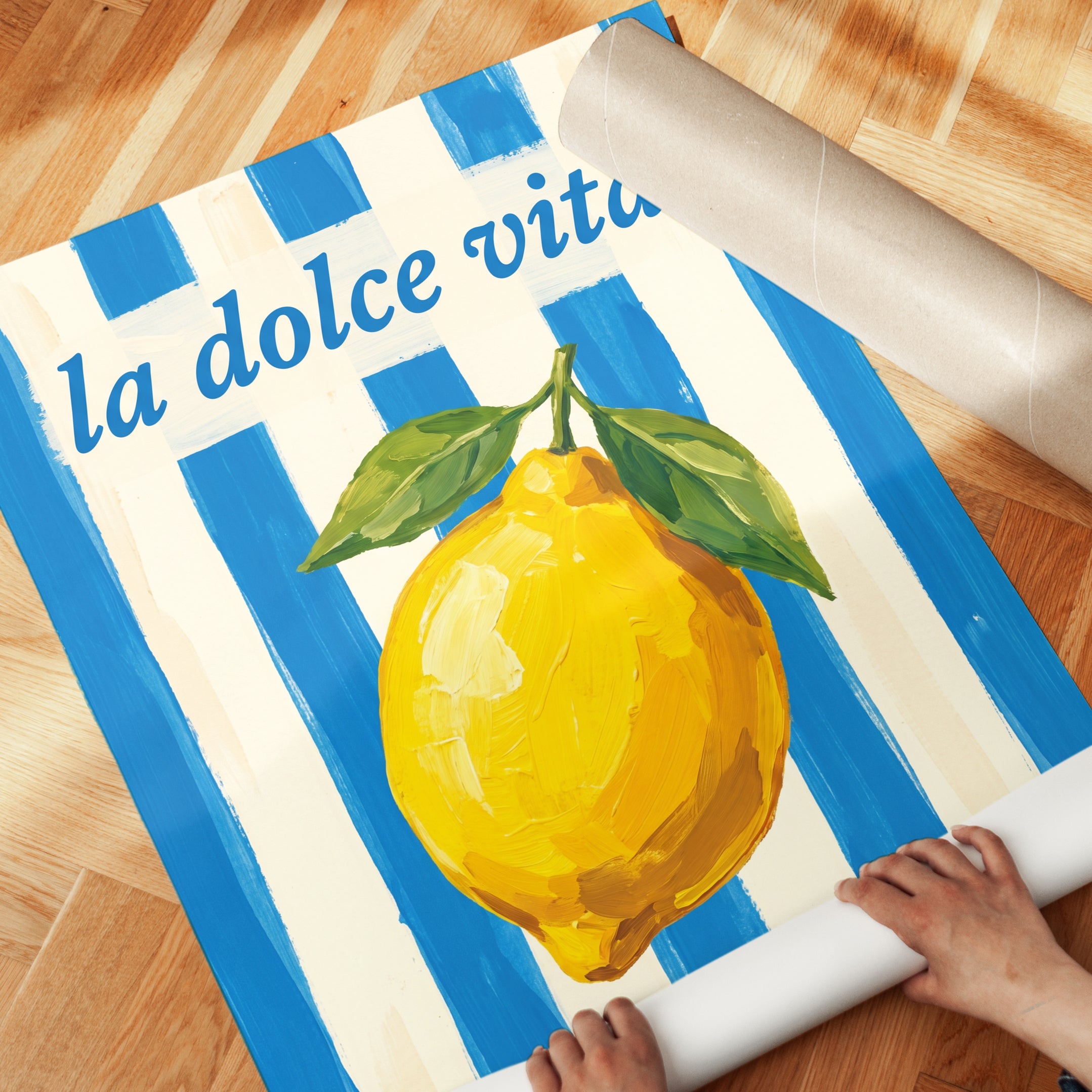 La Dolce Vita Lemon Print - detail