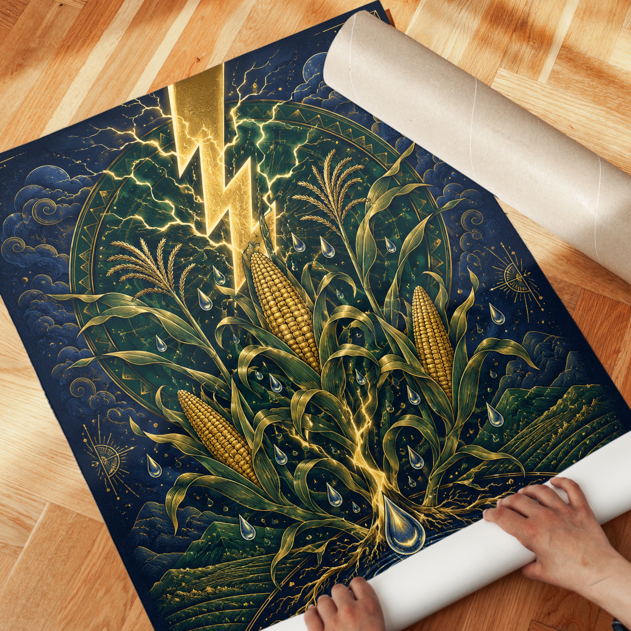 Art Nouveau Poster - detail