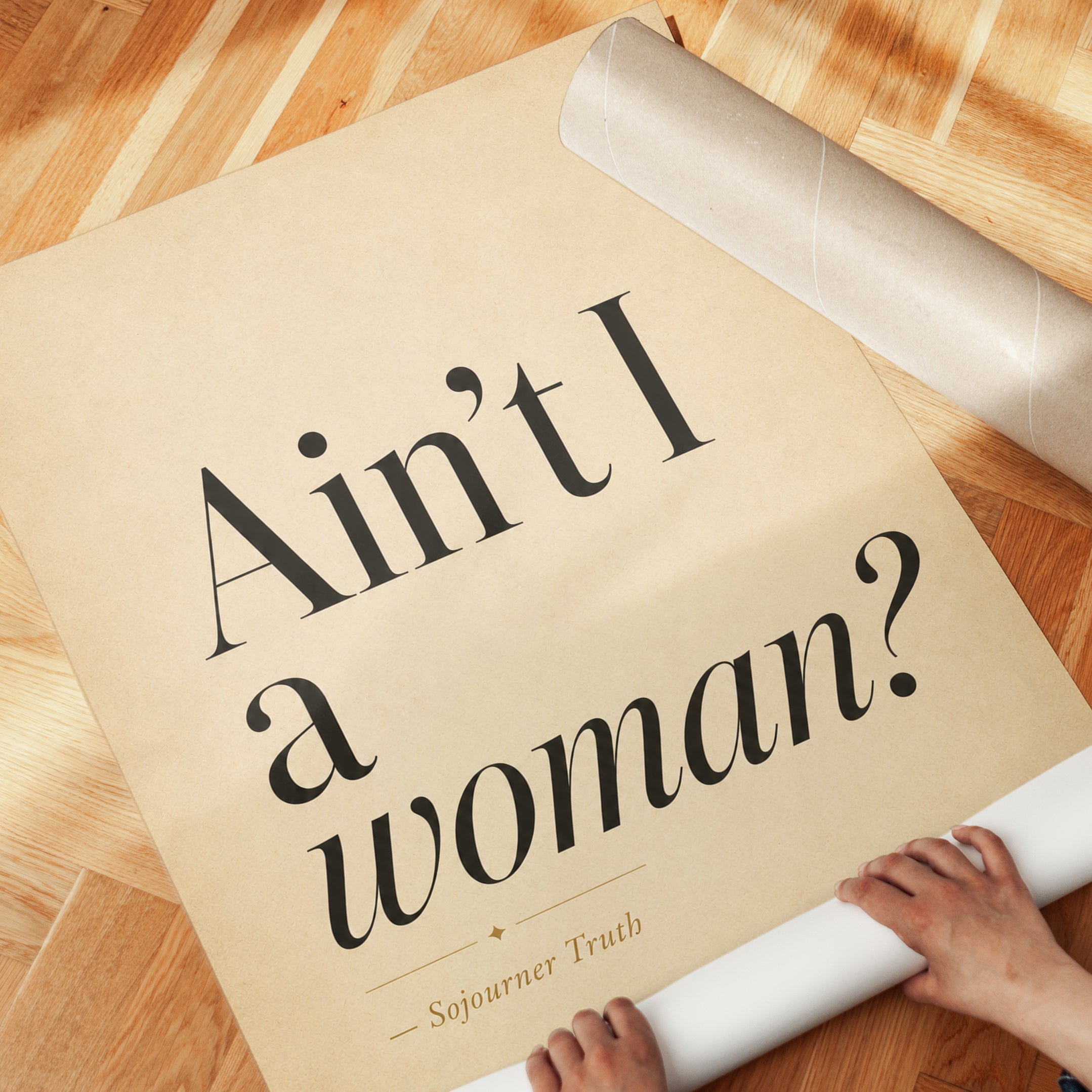 Feminist Quote Print - detail