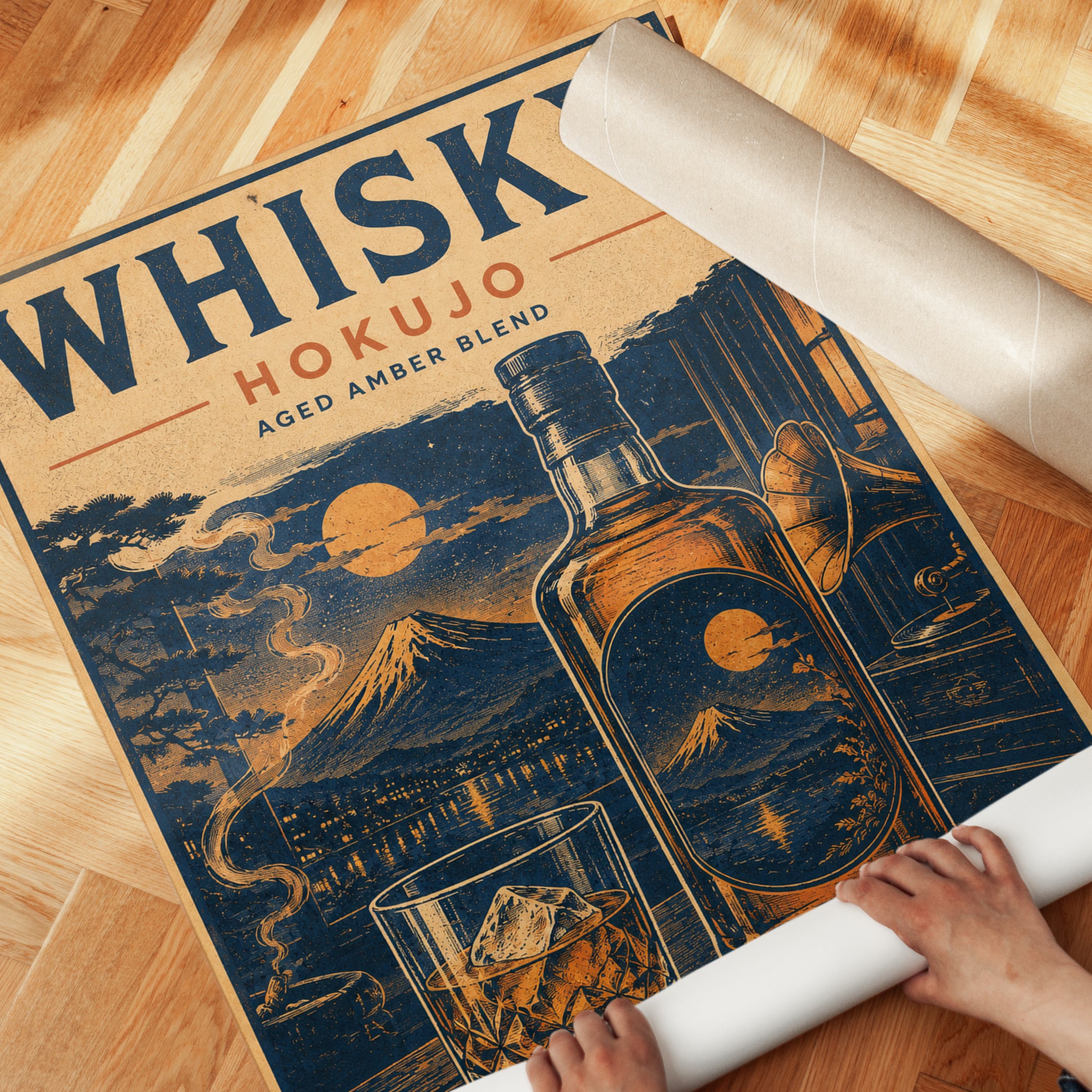 Japanese Whisky Poster - detail