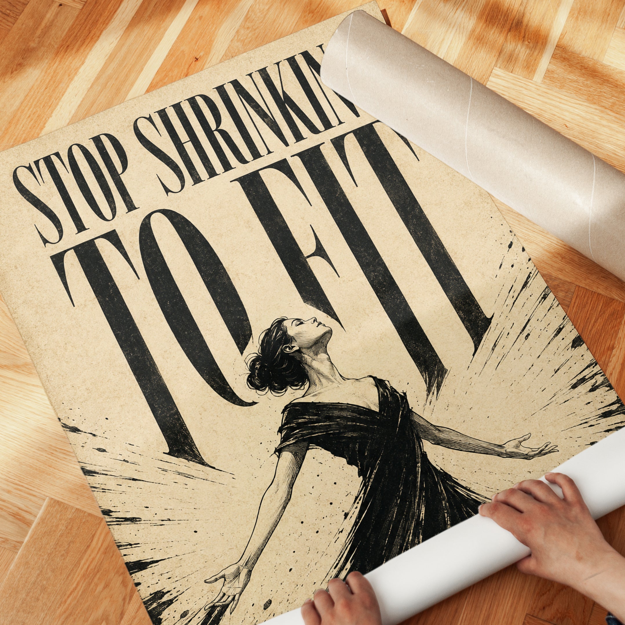 Motivational Wall Art - detail