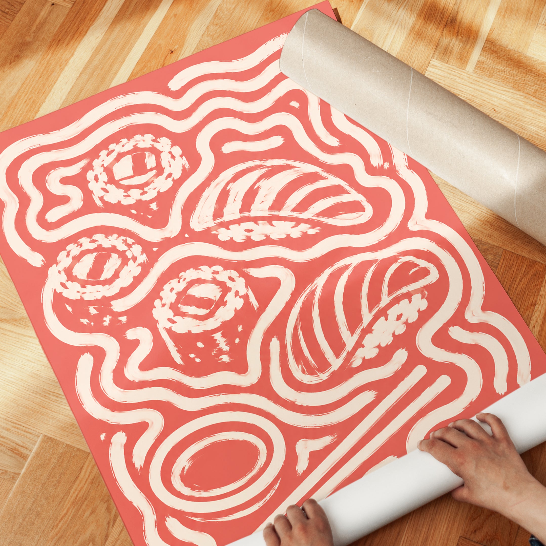 Sushi Wall Art – Japanese Kitchen Decor - detail