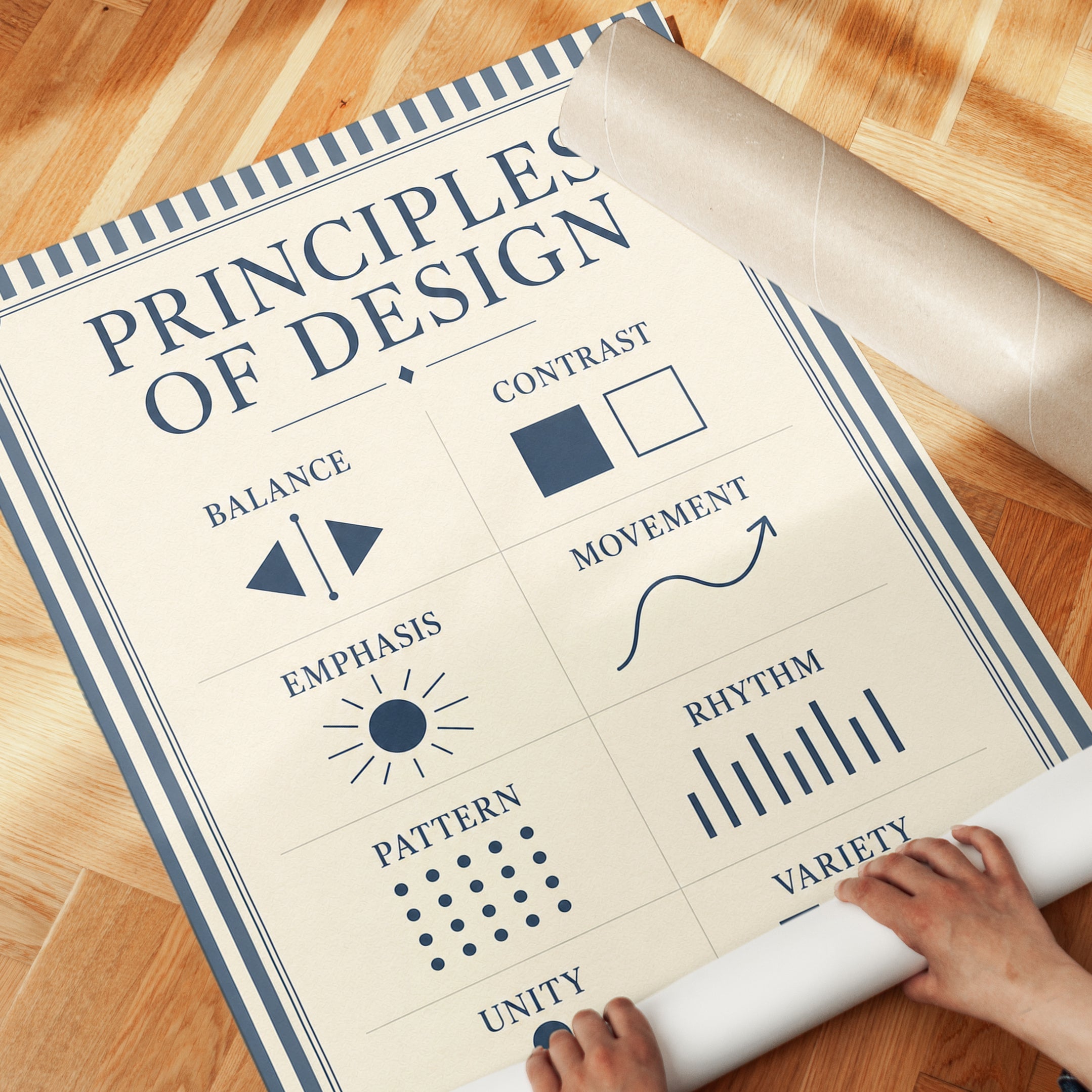 Principles of Design Poster – Art Education Print - detail