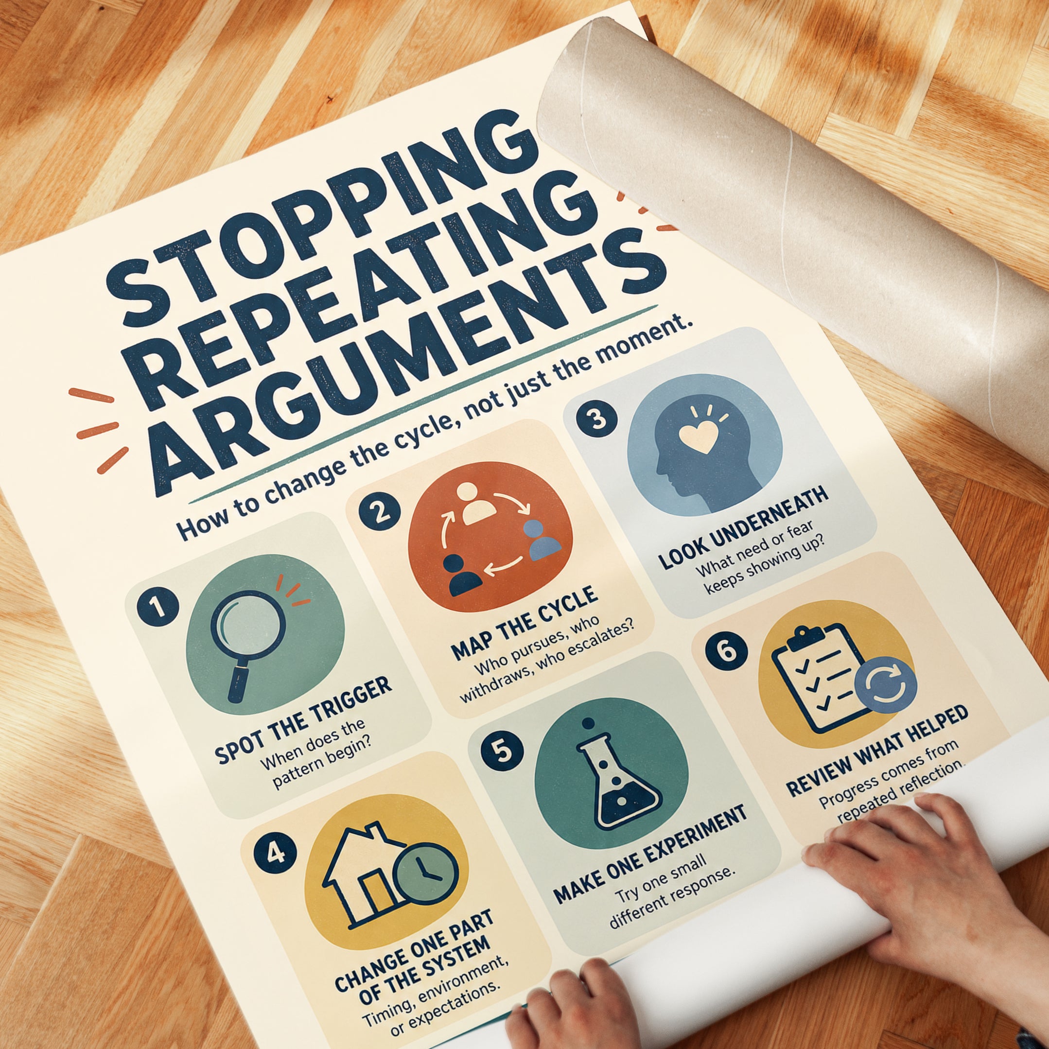Relationship Conflict Poster - detail