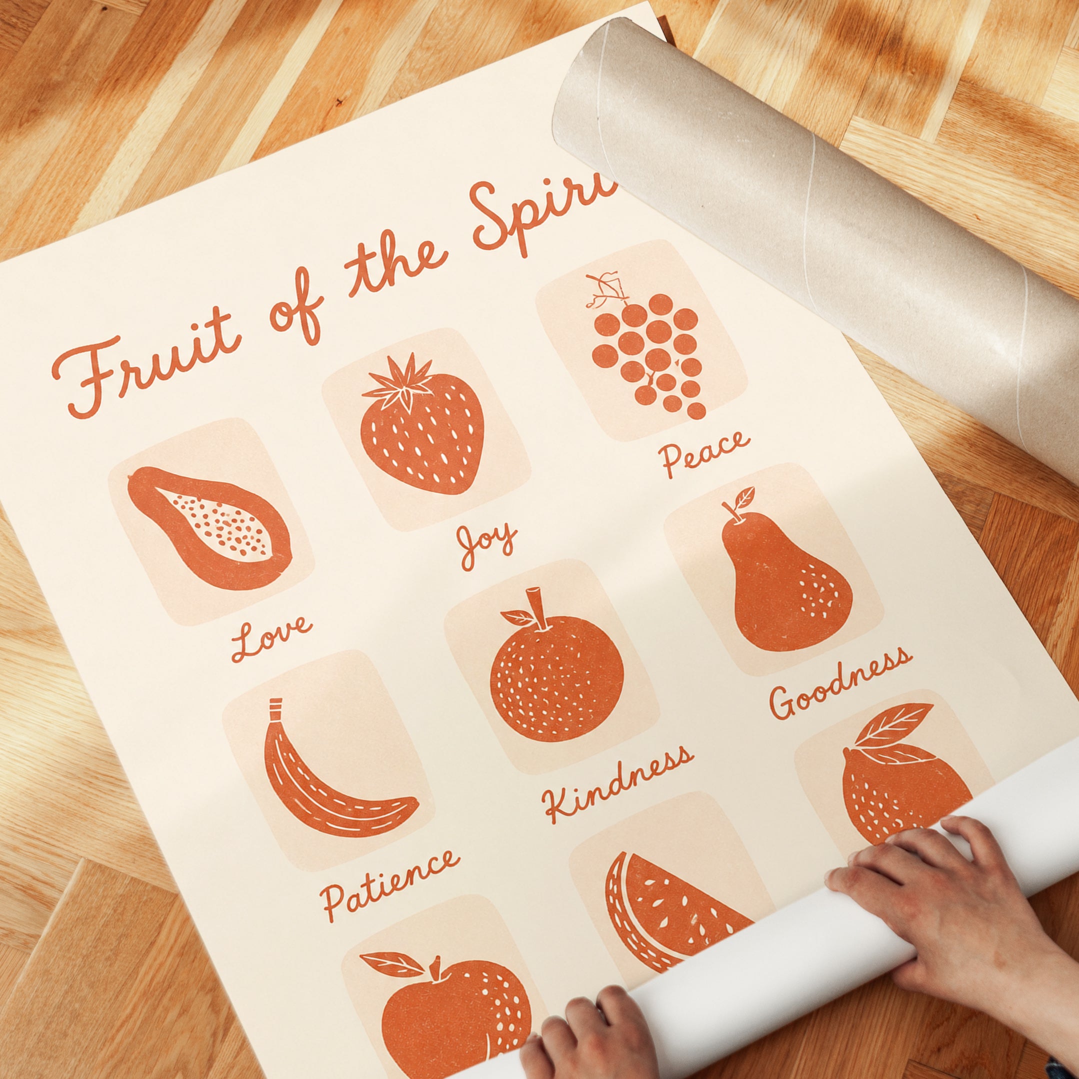 Fruit of the Spirit Wall Art - detail