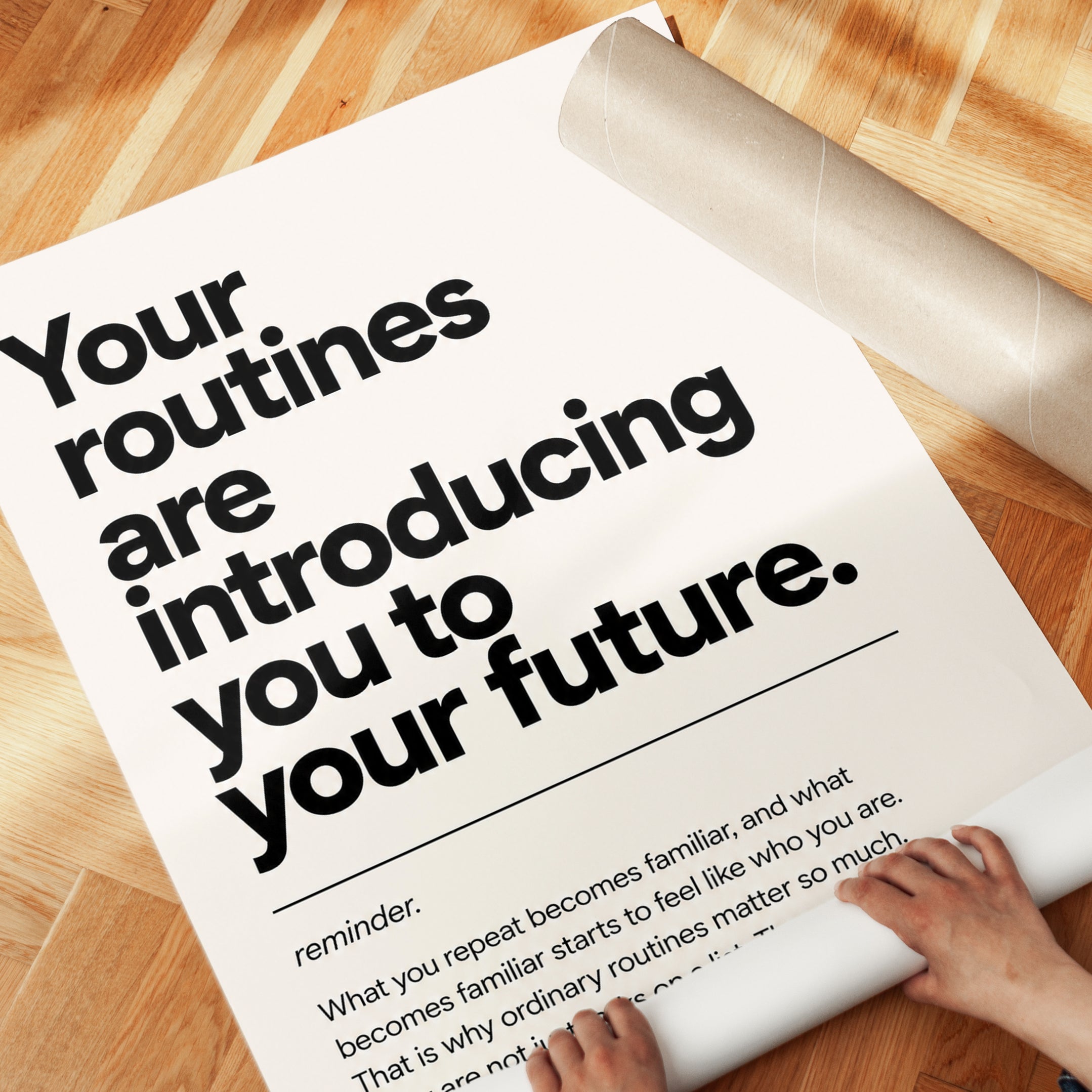 Self-Improvement Print - detail