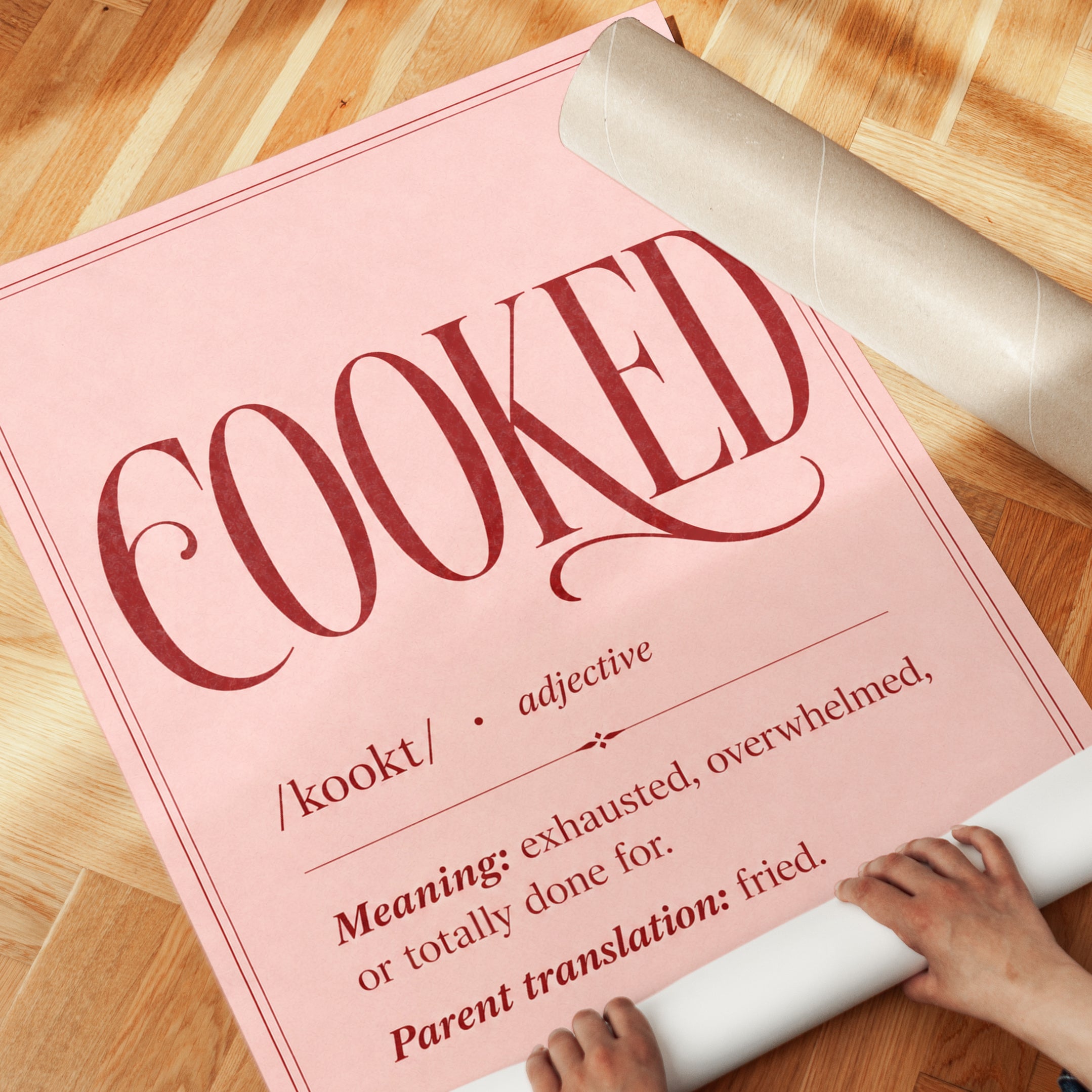 Funny Parent Definition Print - detail