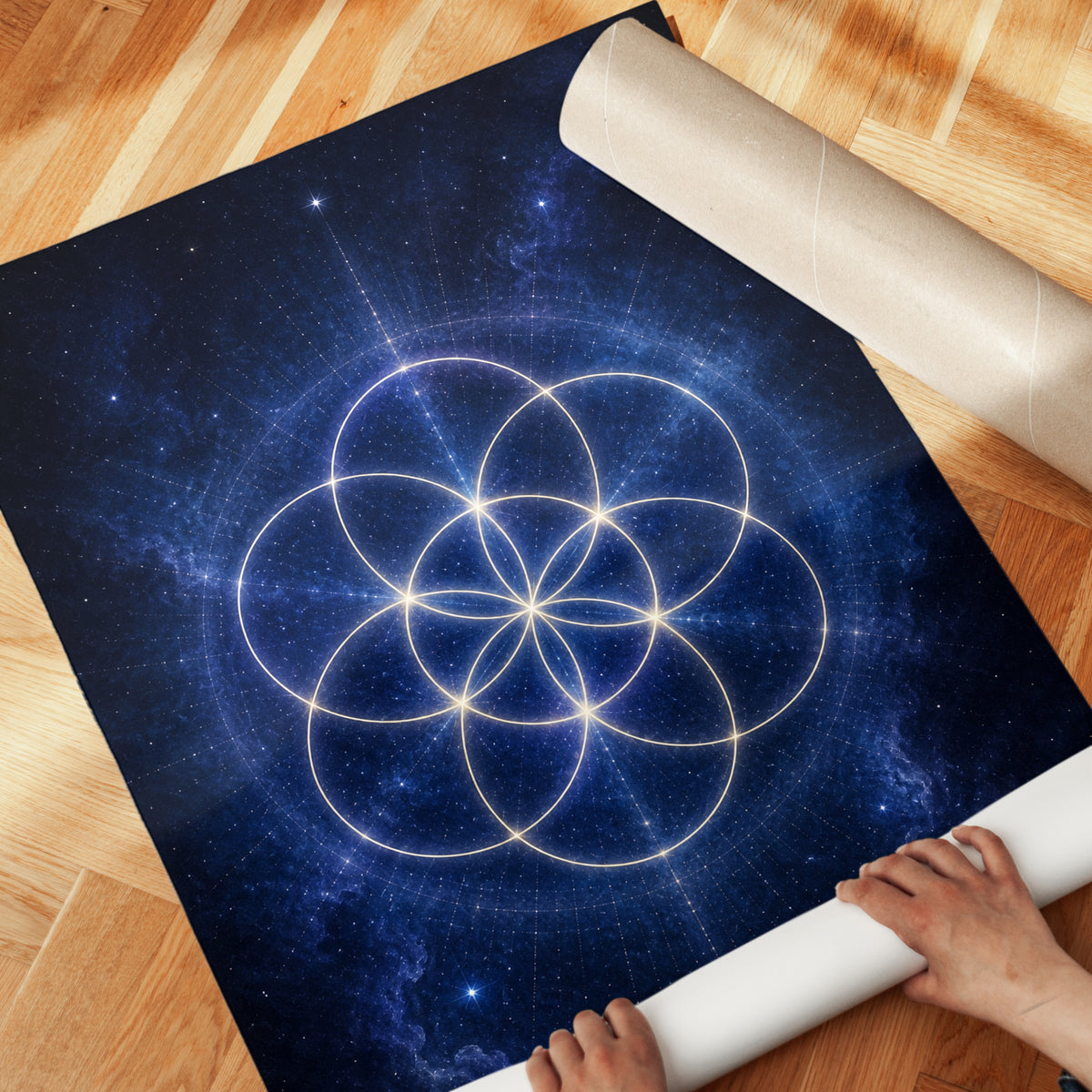 Seed of Life Wall Art - detail