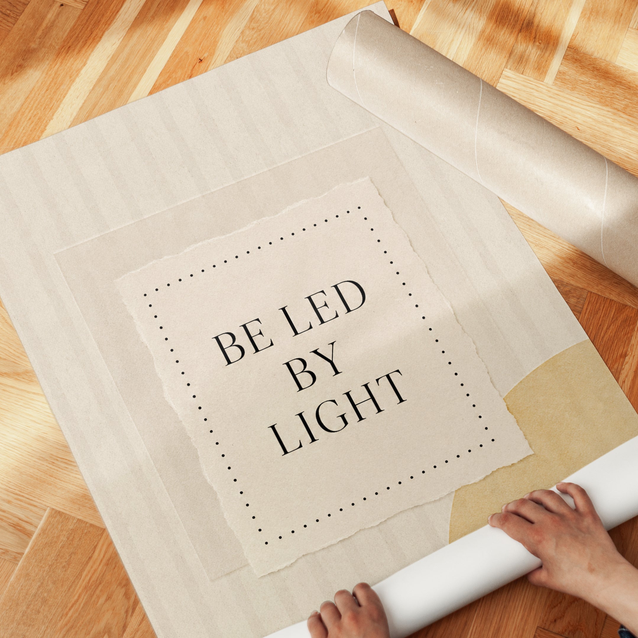 Inspirational Quote Wall Art - detail