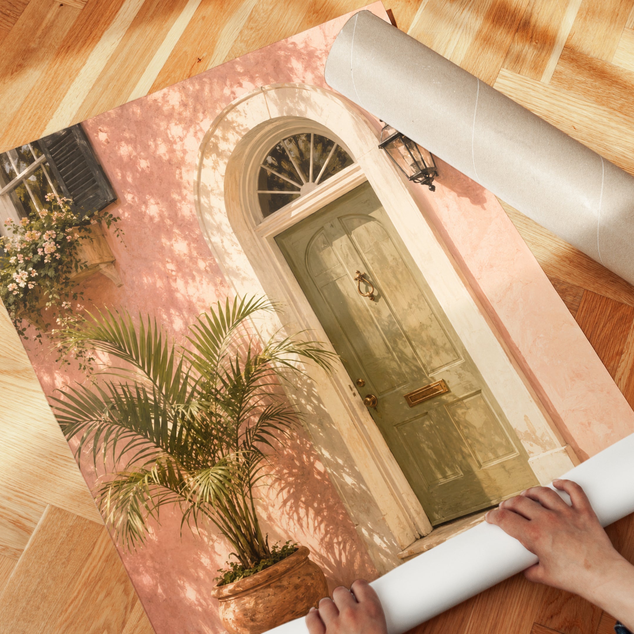 Mediterranean Door Wall Art - detail