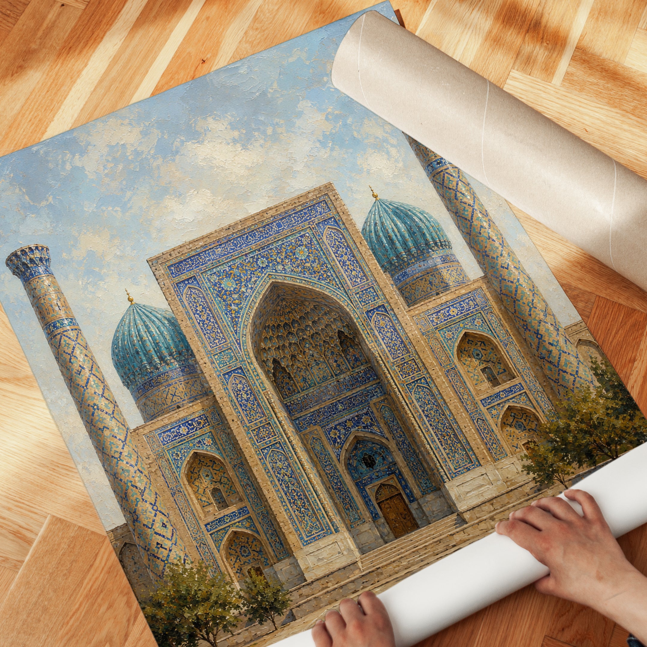 Islamic Architecture Print – Mosque Wall Art - detail