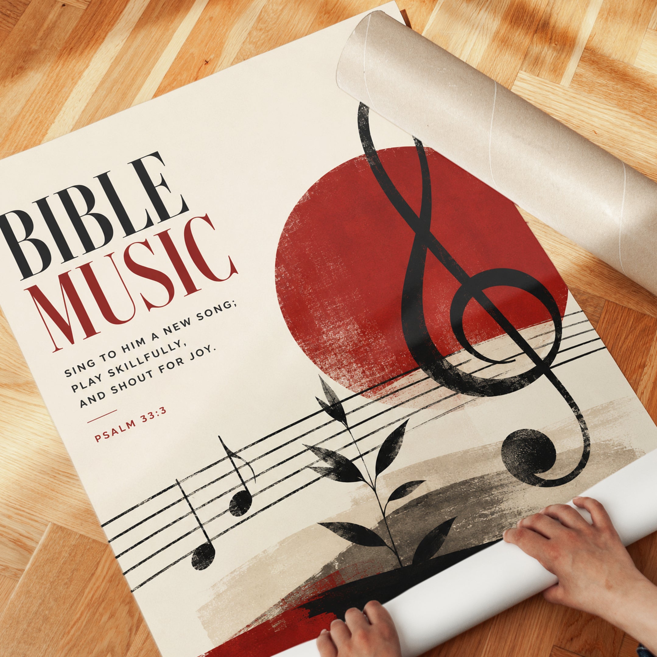 Christian Music Wall Art - detail