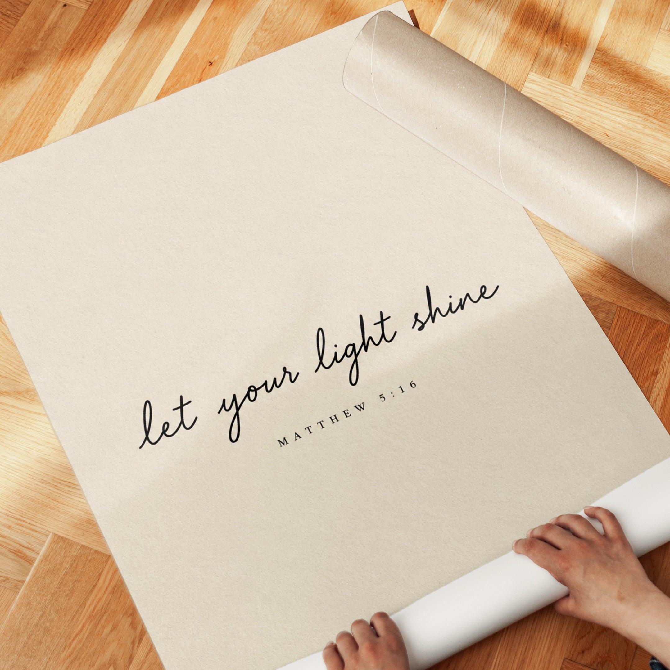 Let Your Light Shine Wall Art - detail