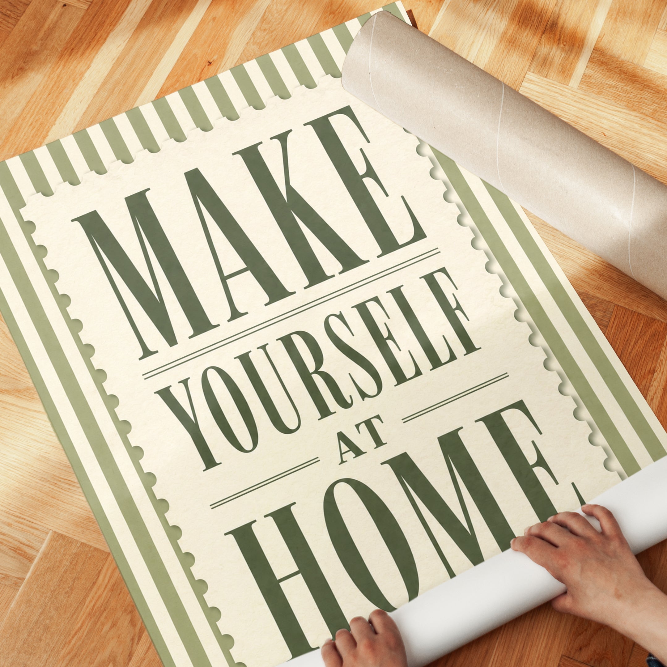 Make Yourself at Home Print - detail