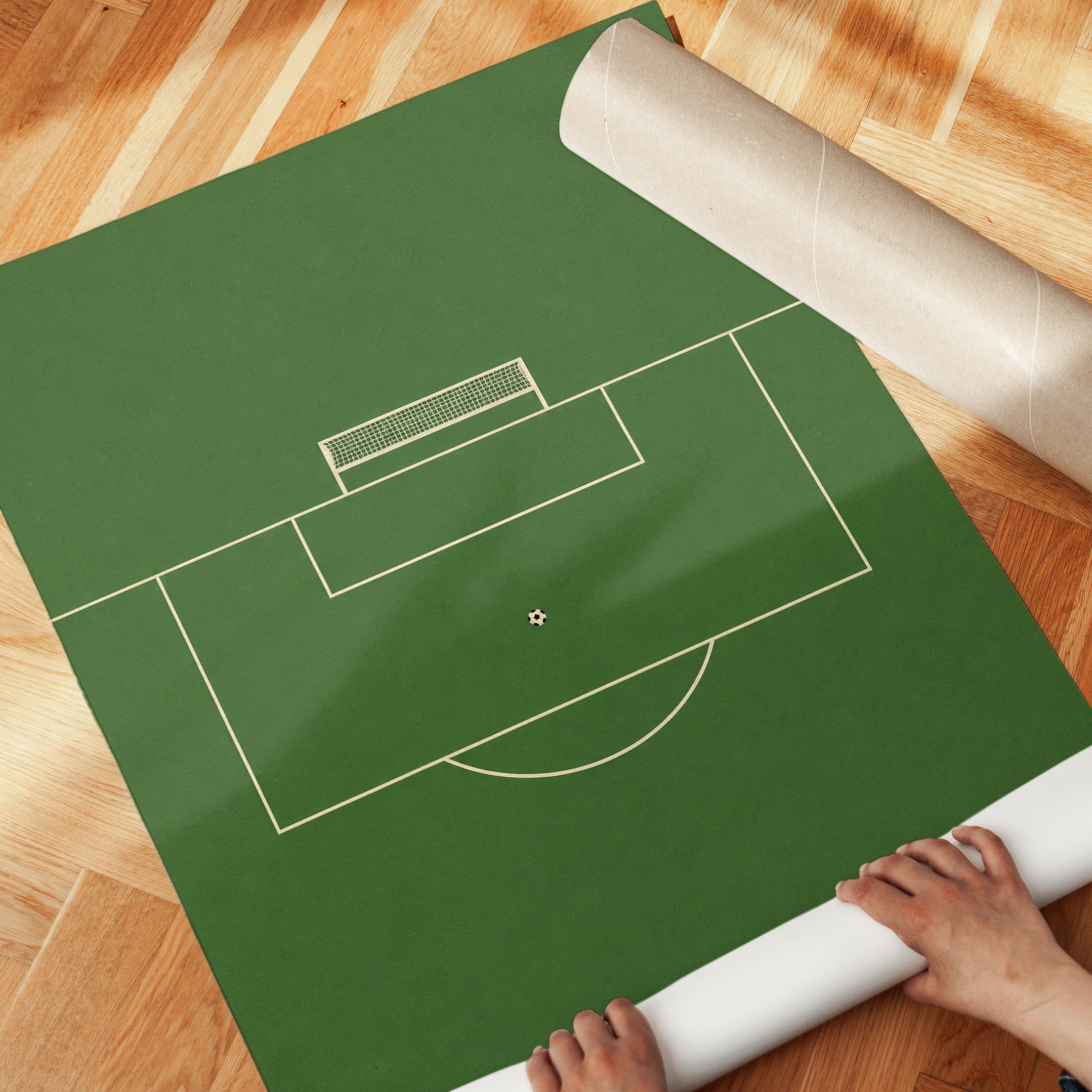 Soccer Field Wall Art - detail