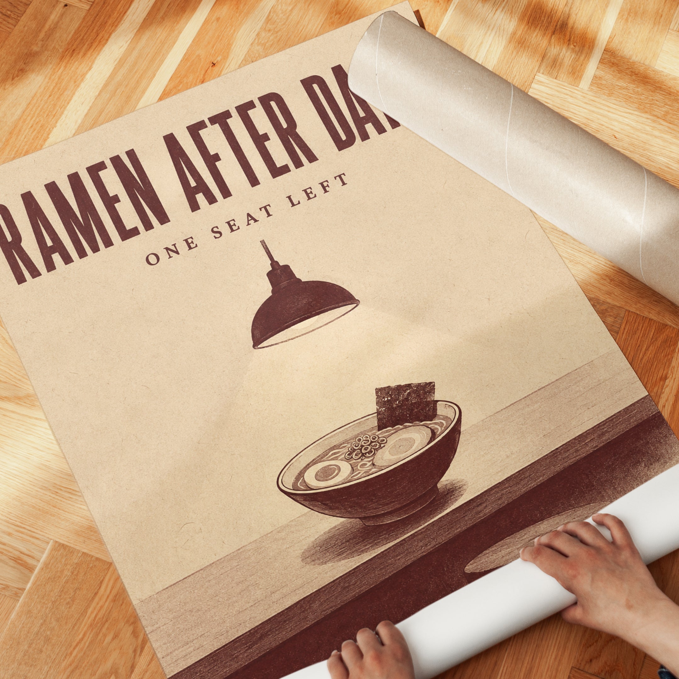 Ramen Wall Art – Japanese Restaurant Poster - detail