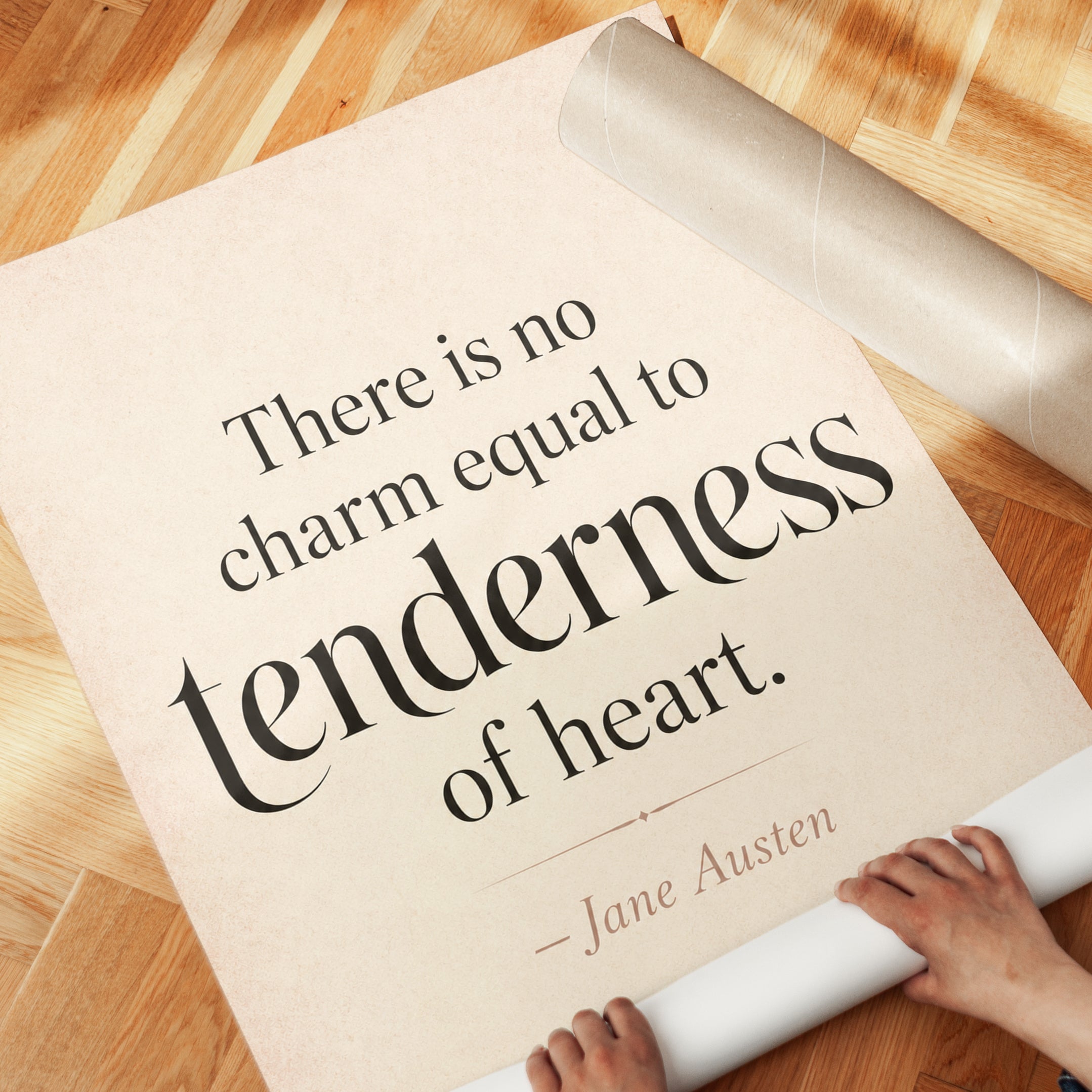 Literary Quote Print - detail