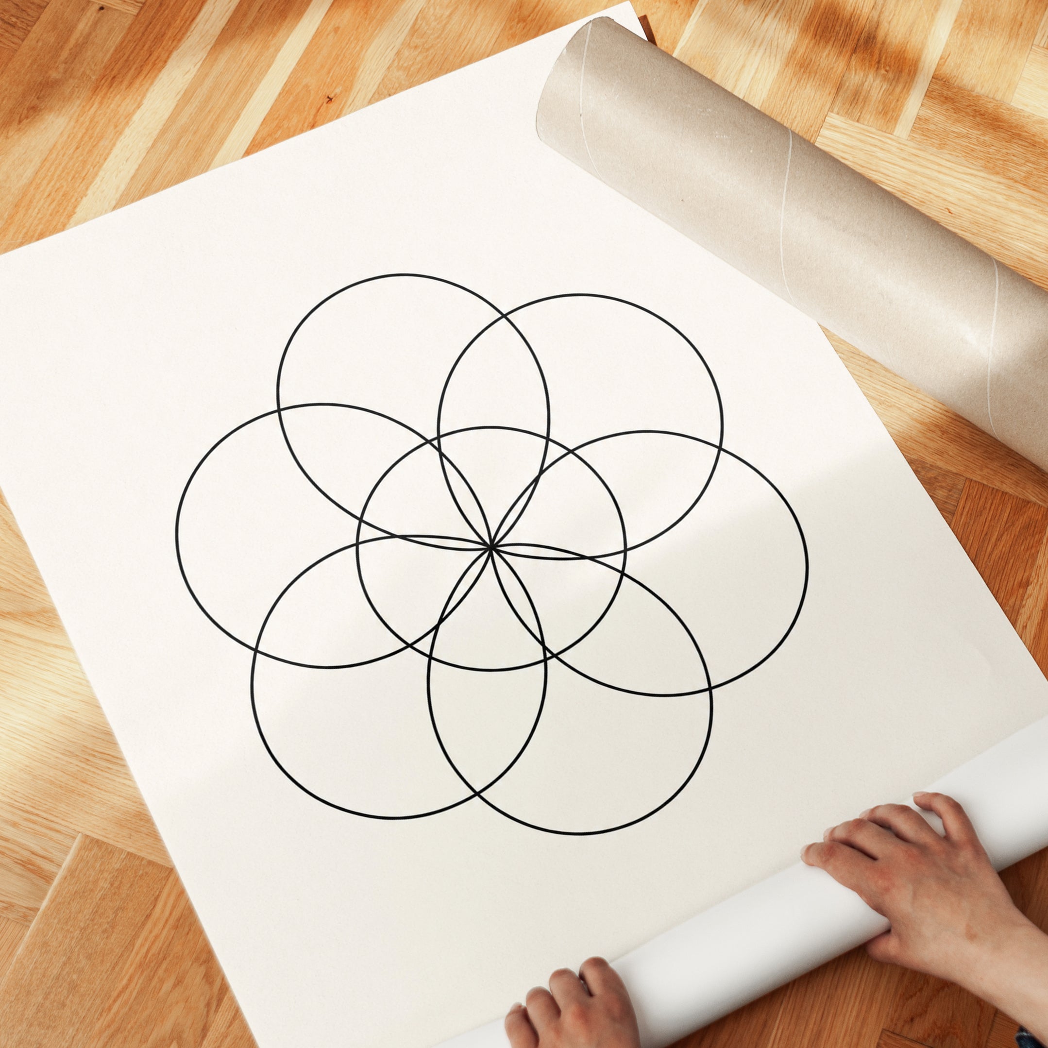 Seed of Life Wall Art - detail