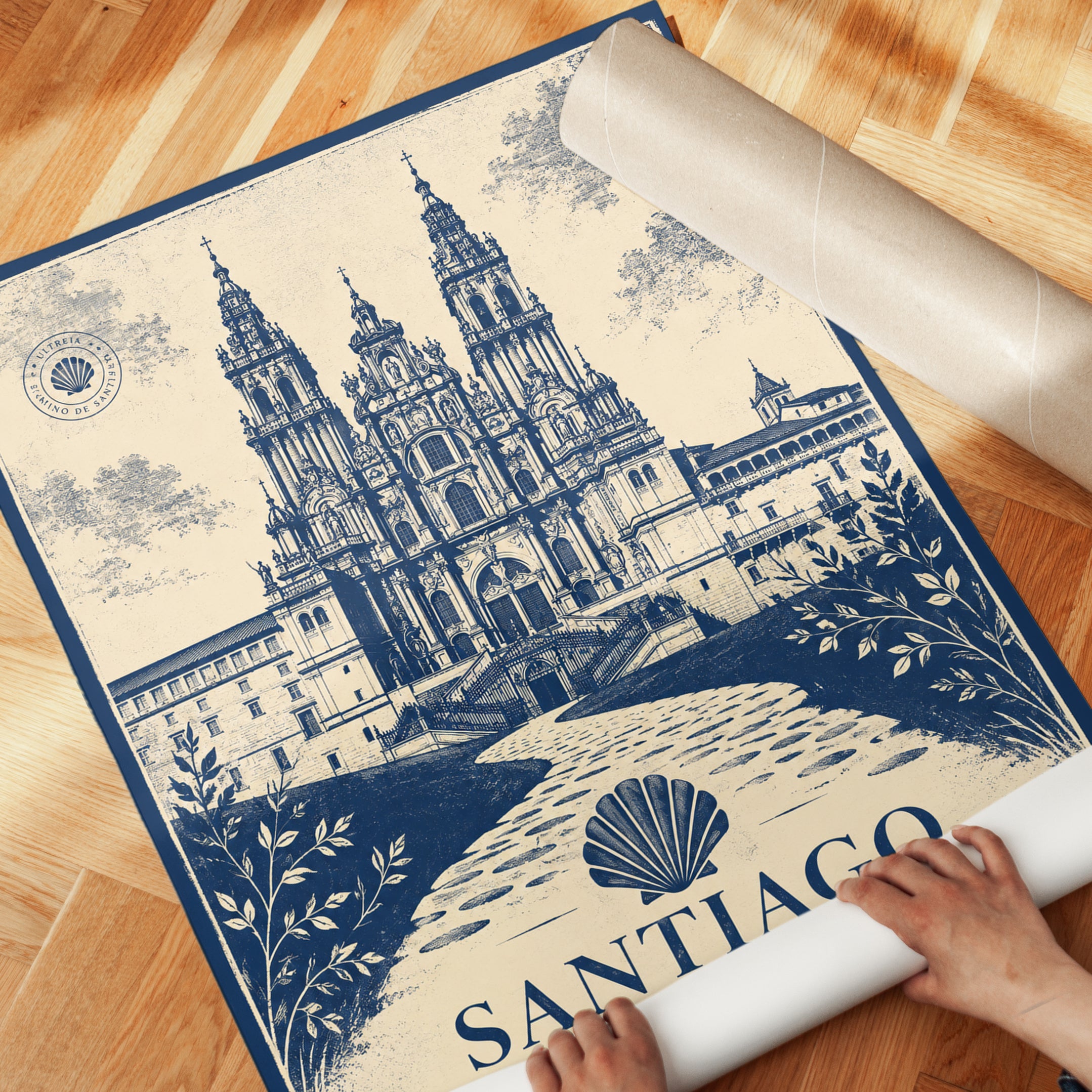 Spain Travel Poster - detail