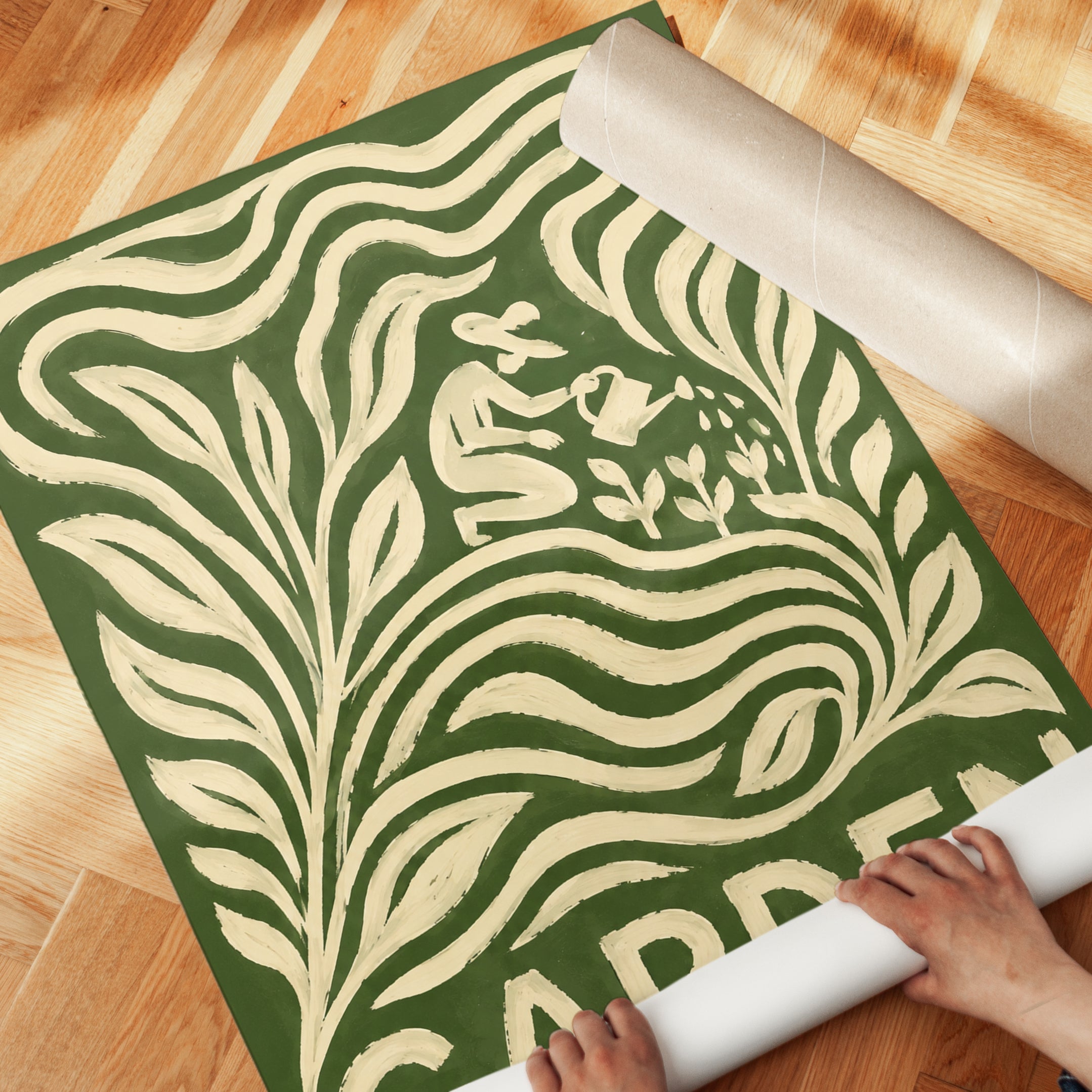 Botanical Garden Poster – Vintage Art Print - detail