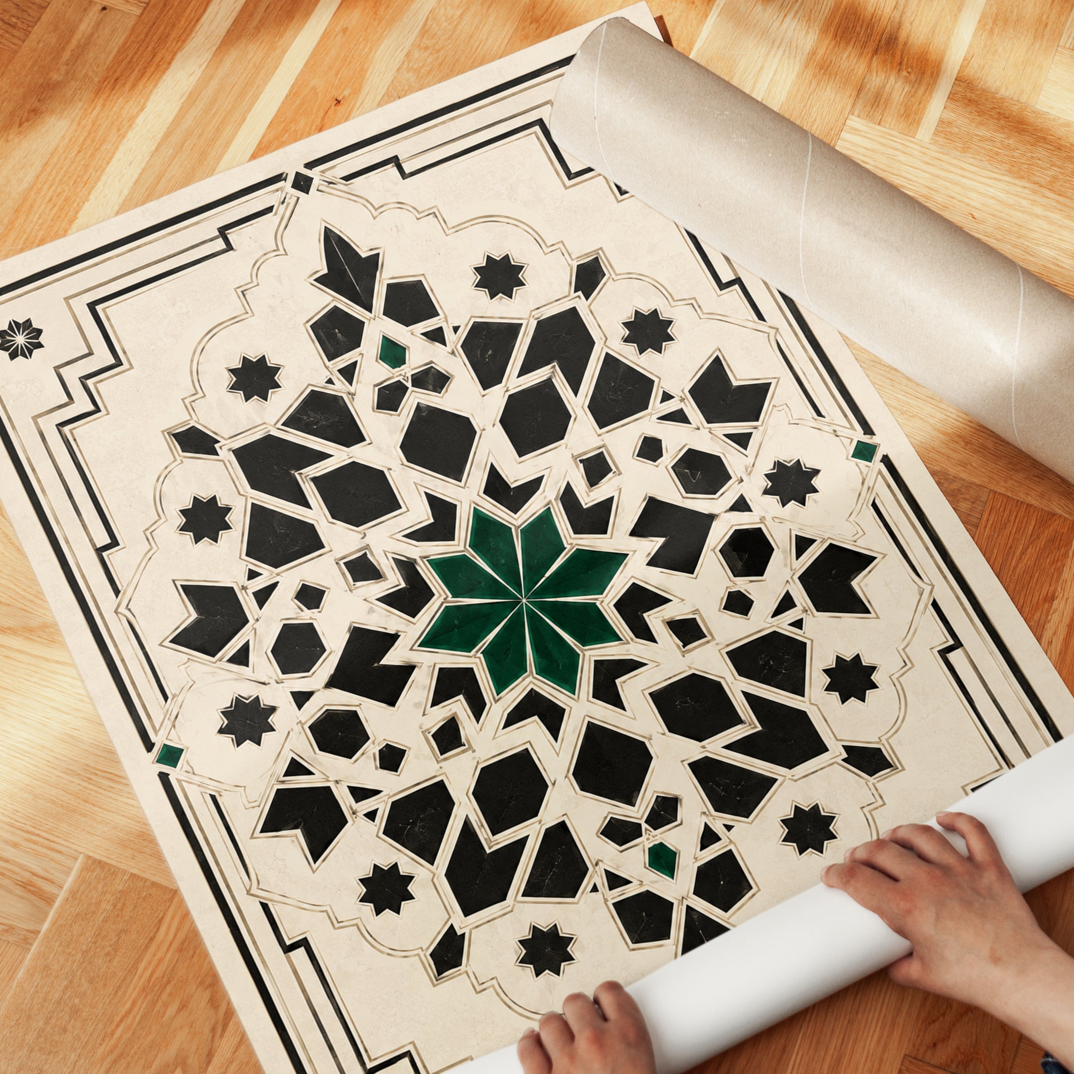 Islamic Geometric Wall Art - detail