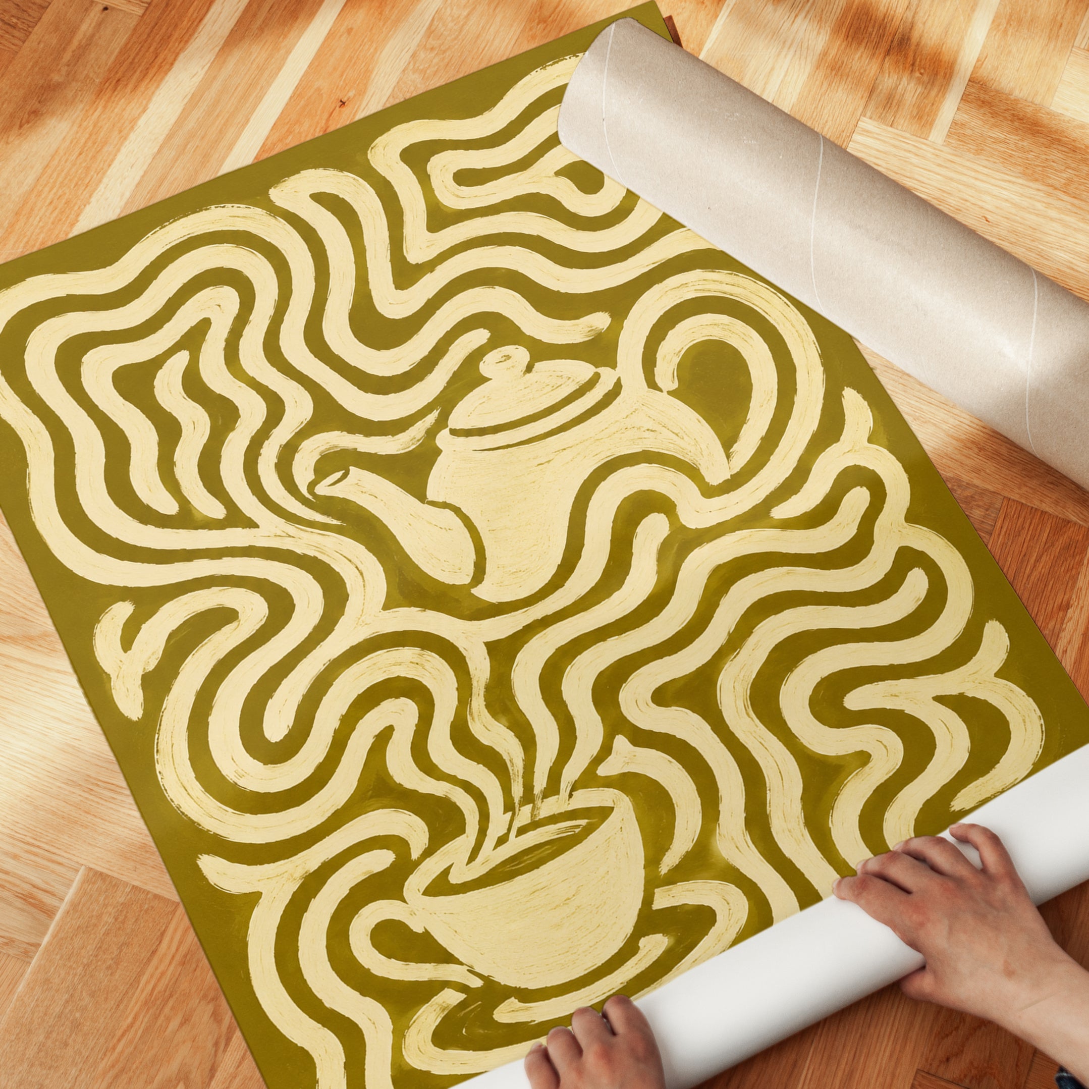 Tea Poster – Kitchen Wall Art - detail