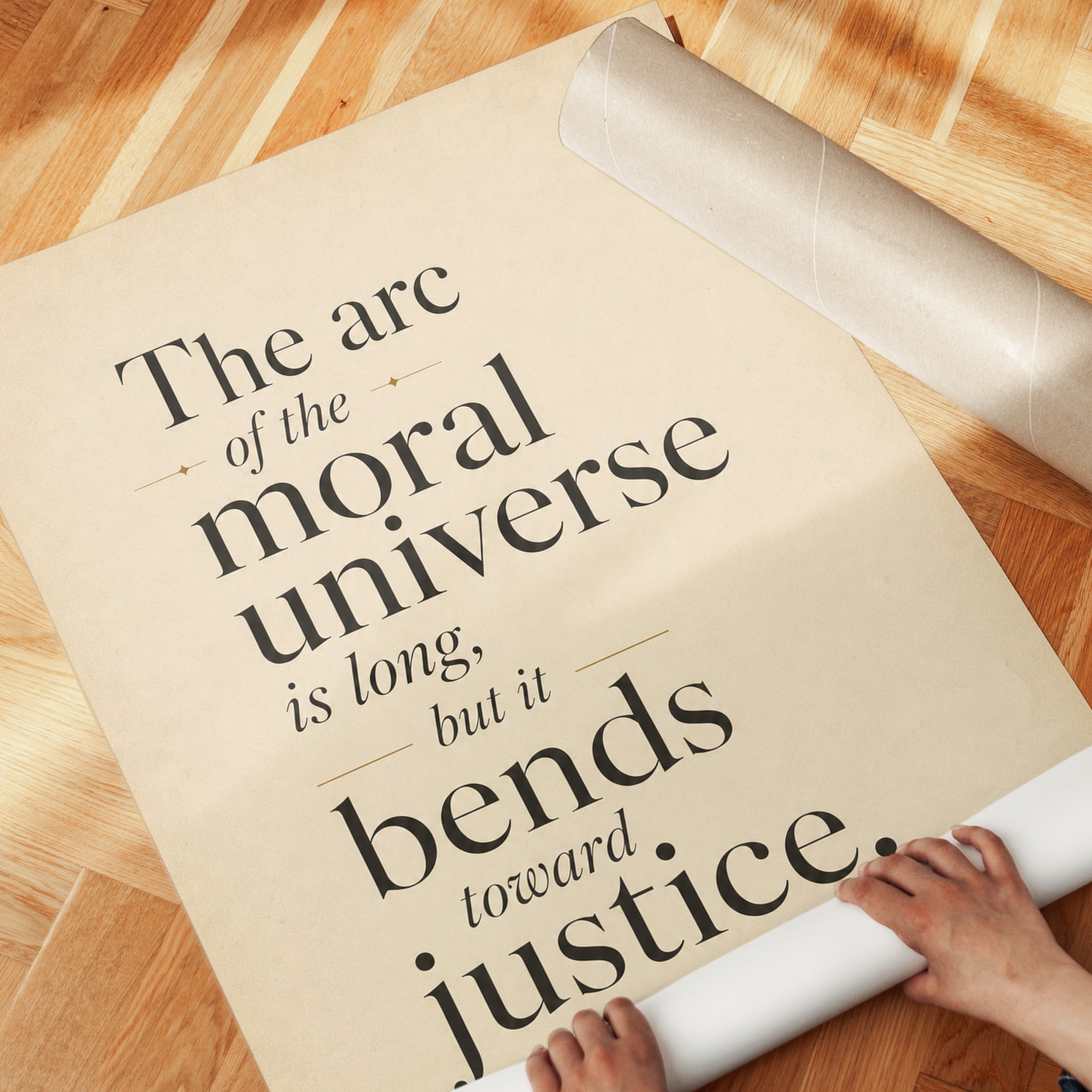Martin Luther King Poster - detail