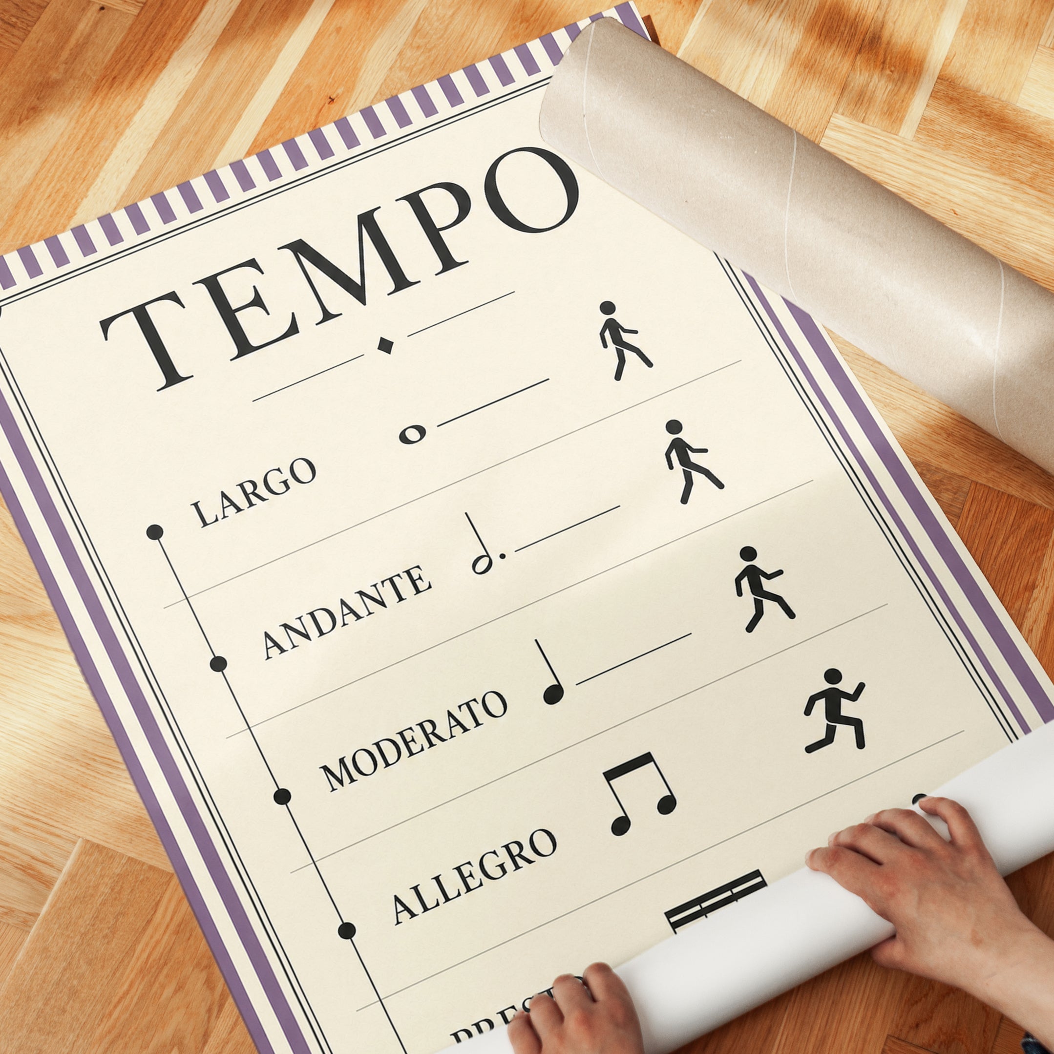 Music Tempo Poster - detail