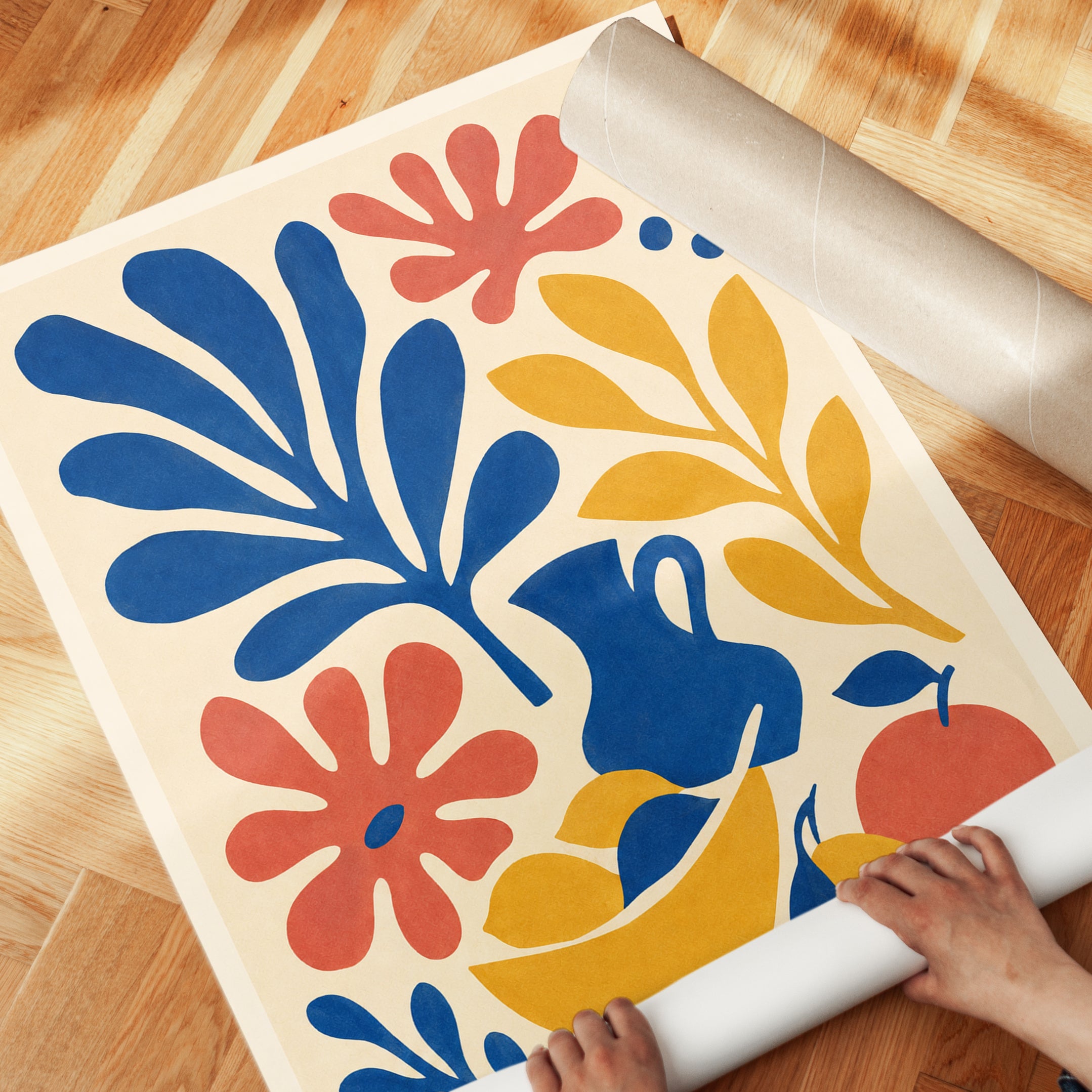 Matisse Cut Out Print – Still Life Wall Art - detail