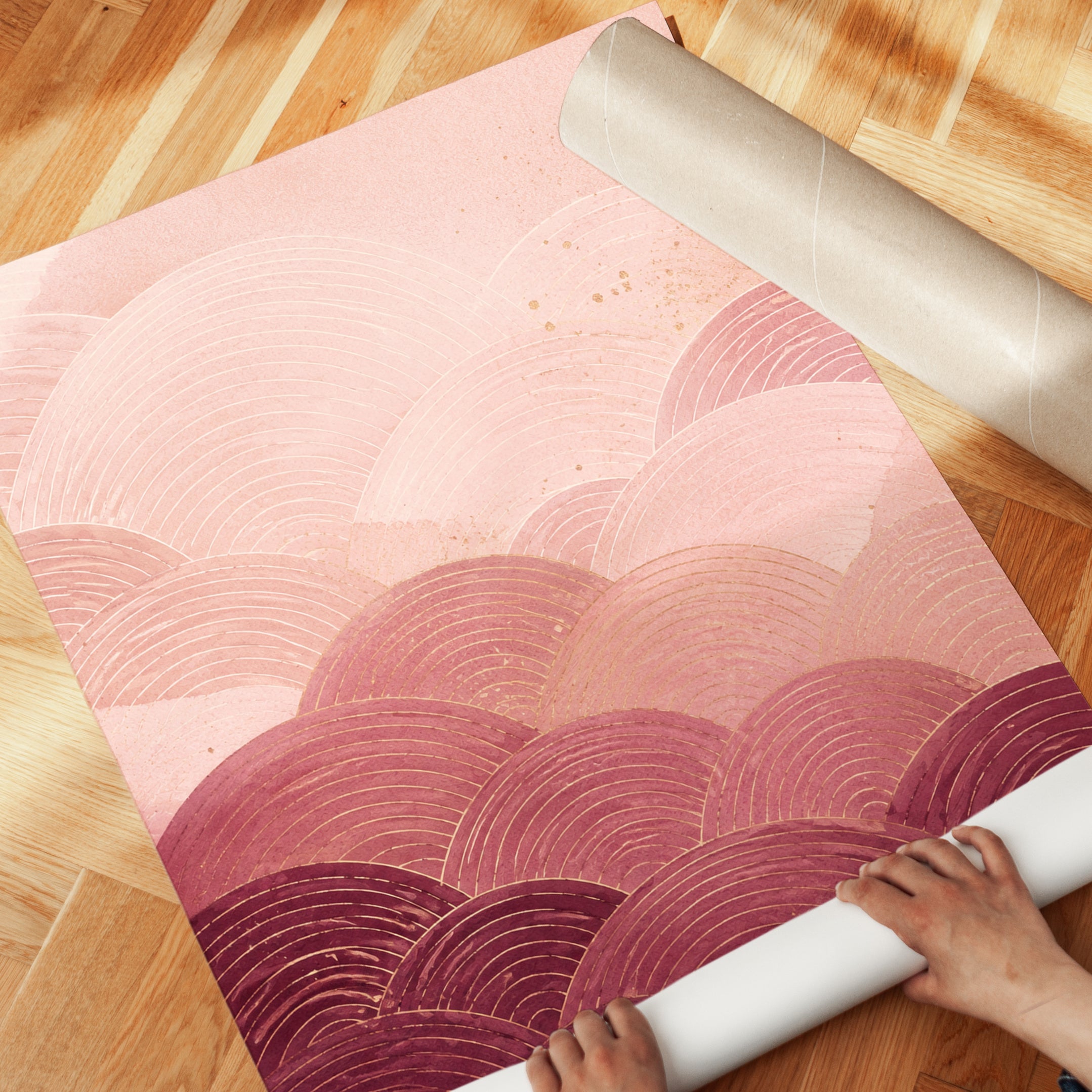 Japanese Wave Art Print - detail