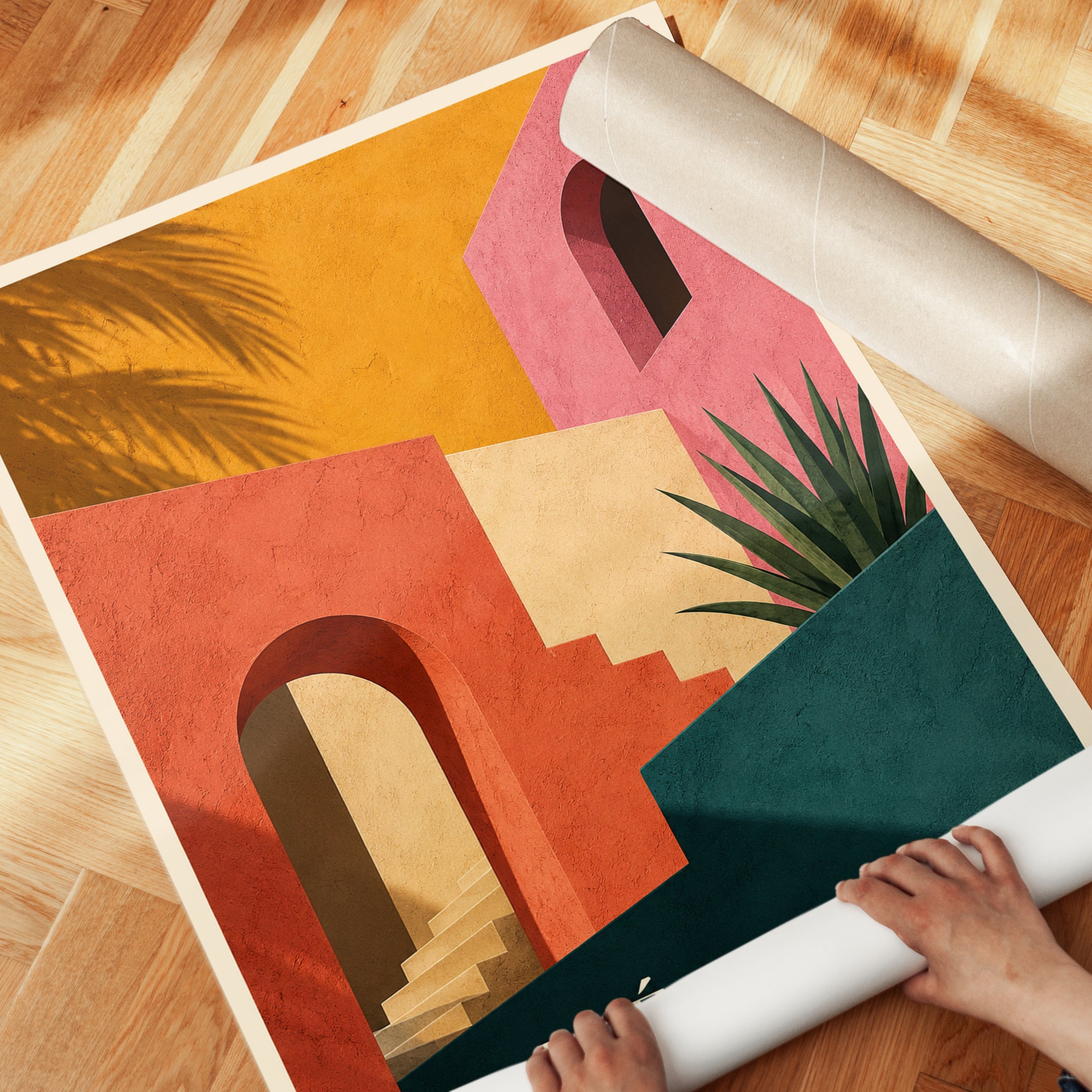 Mexico Travel Poster - detail