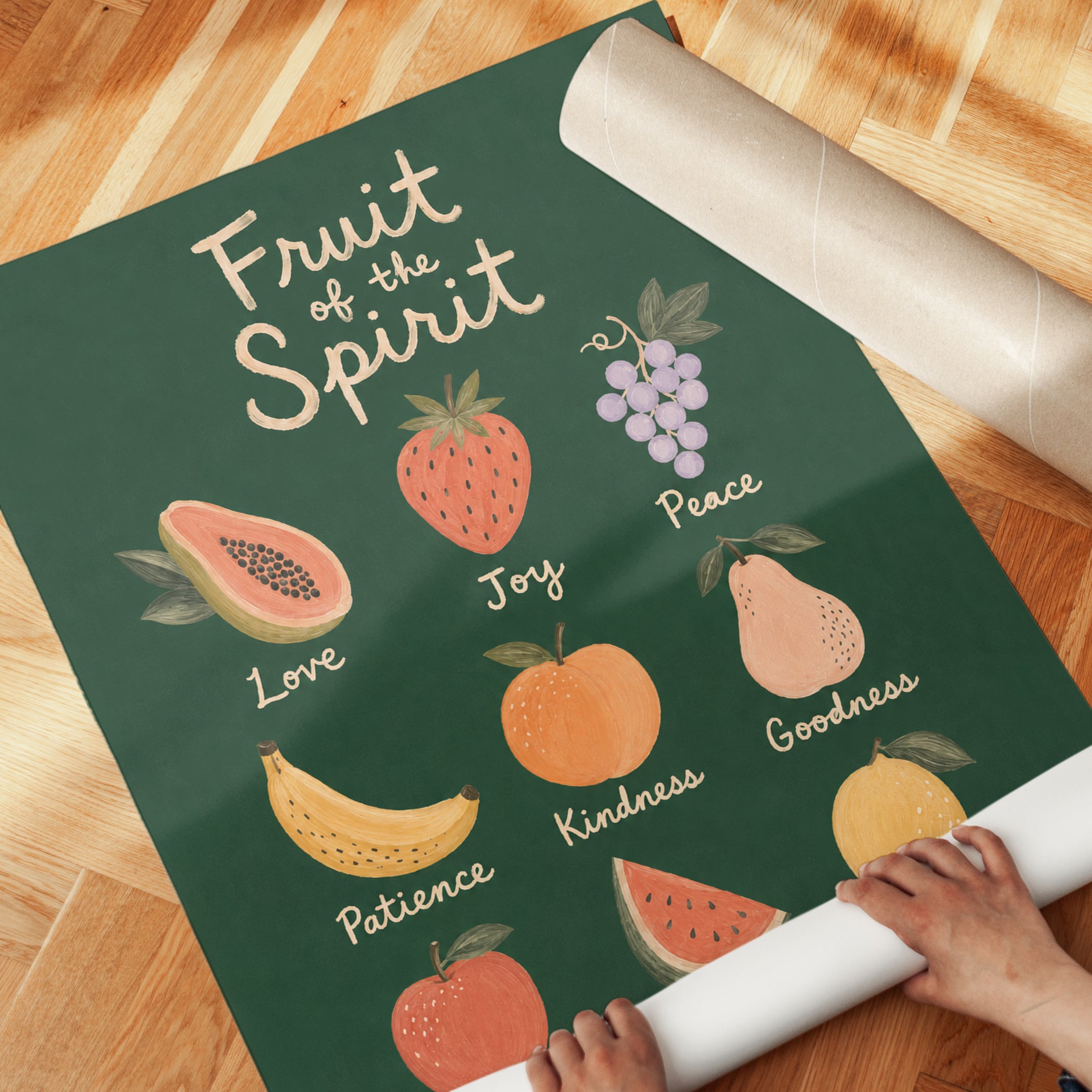 Fruit of the Spirit Print - detail