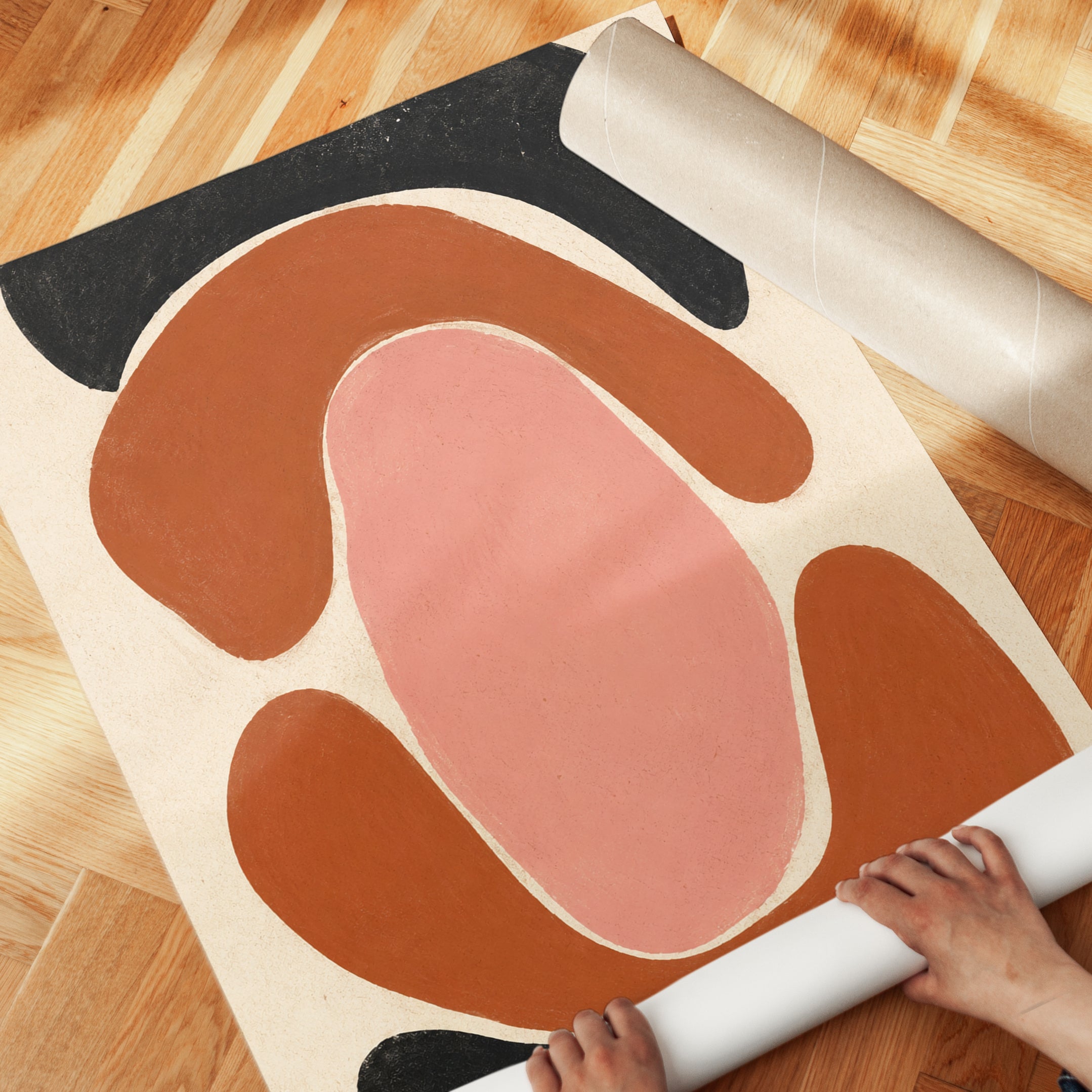 Mid Century Modern Wall Art - detail