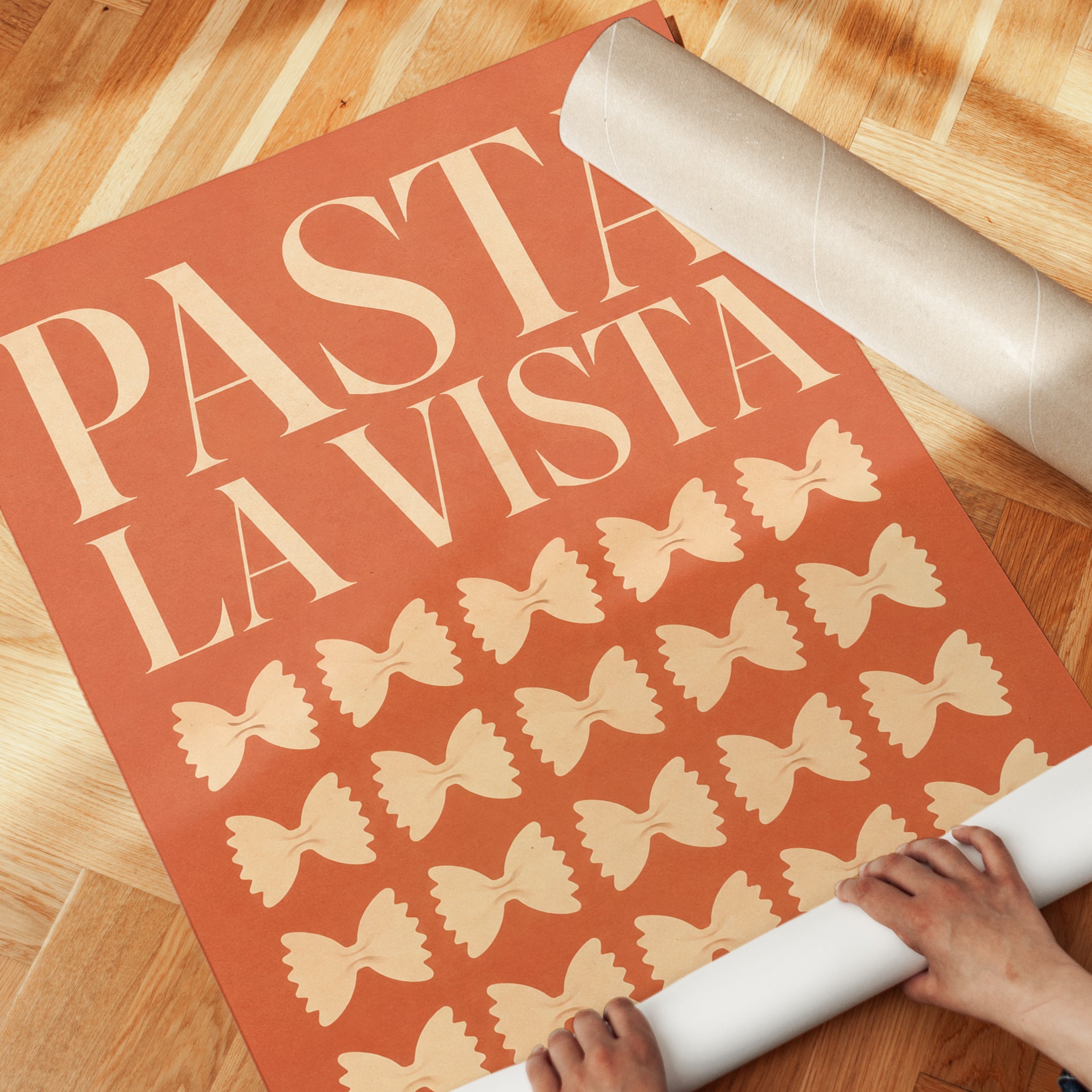 Italian Kitchen Print – Pasta La Vista - detail