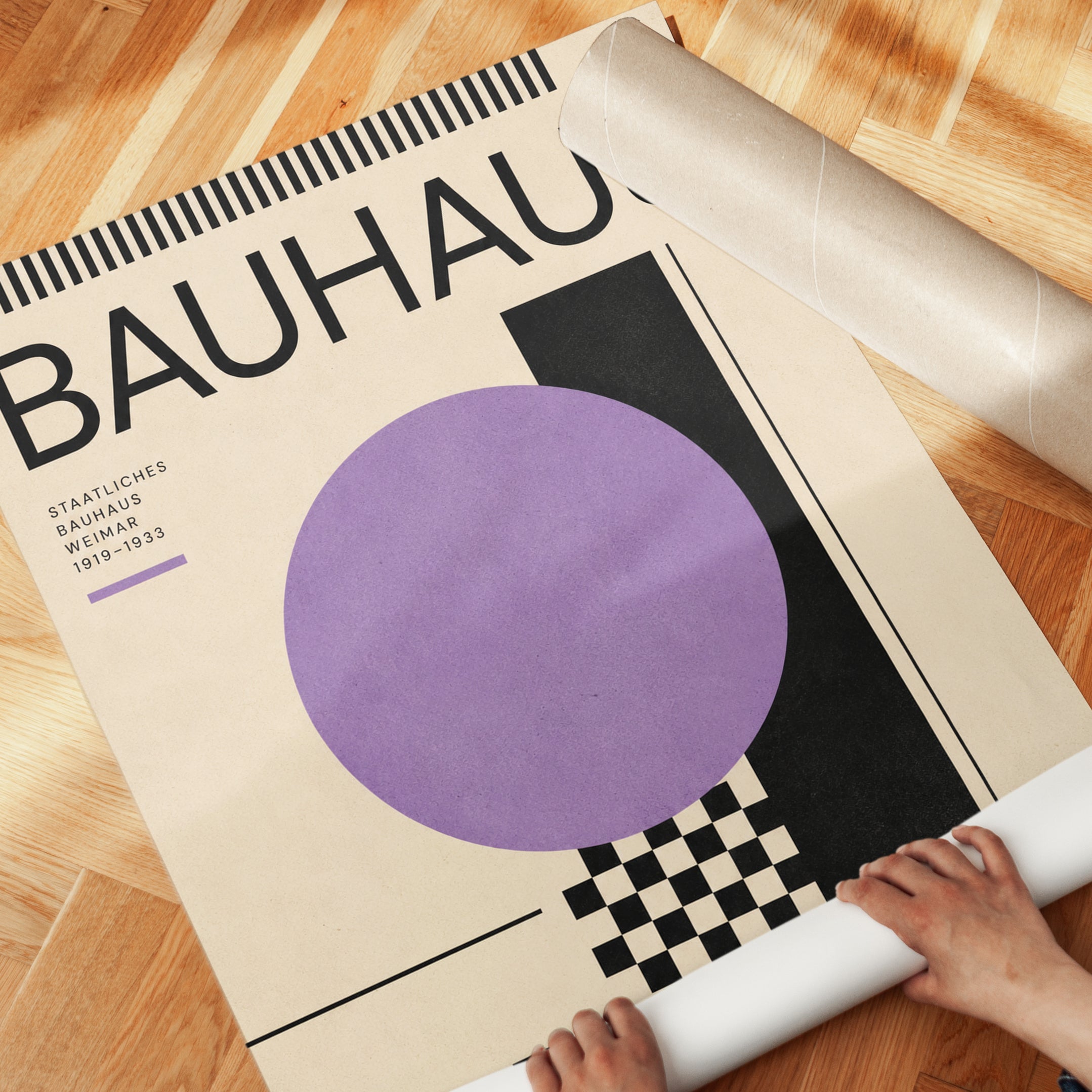 Bauhaus Poster Print - detail