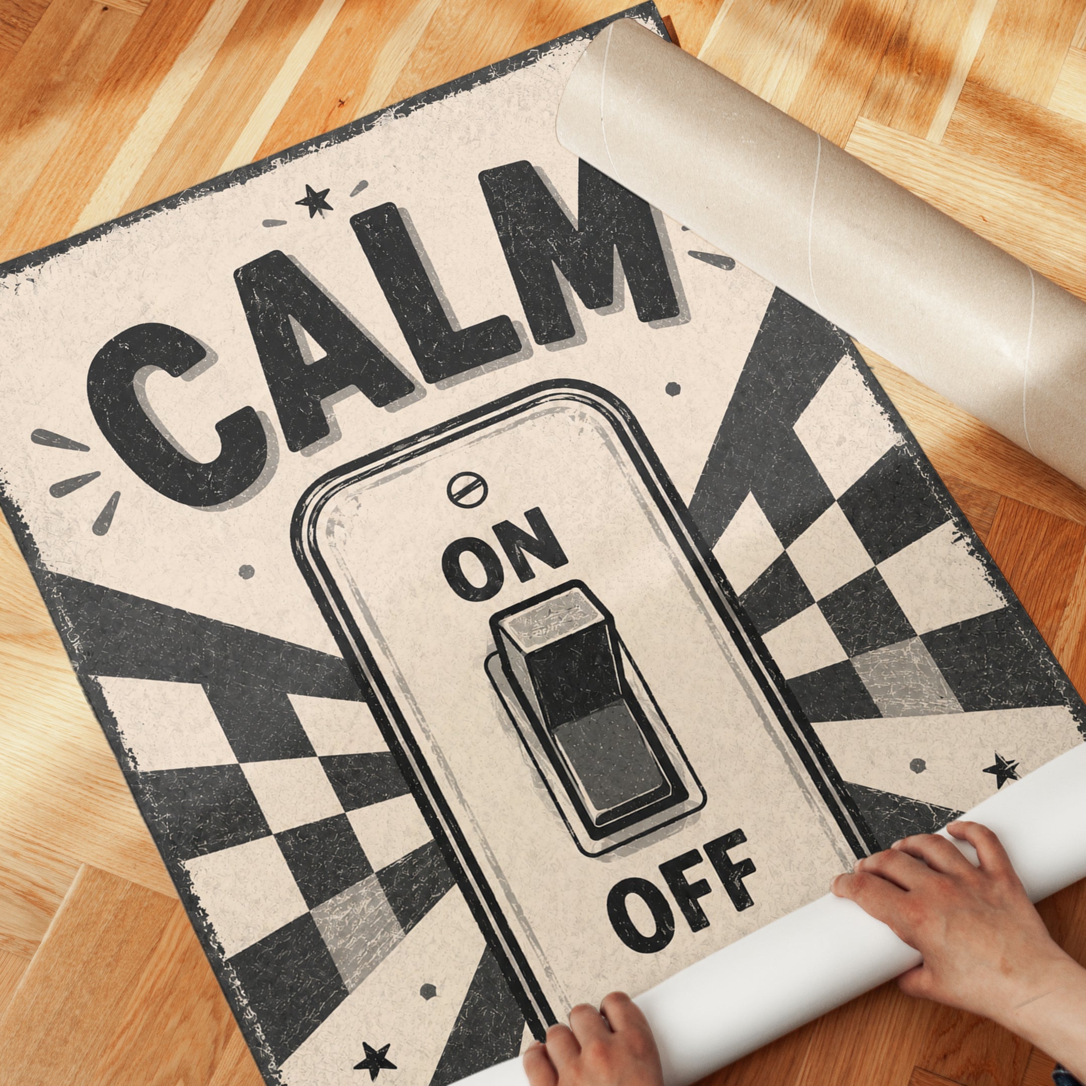 Motivational Switch Wall Art - detail