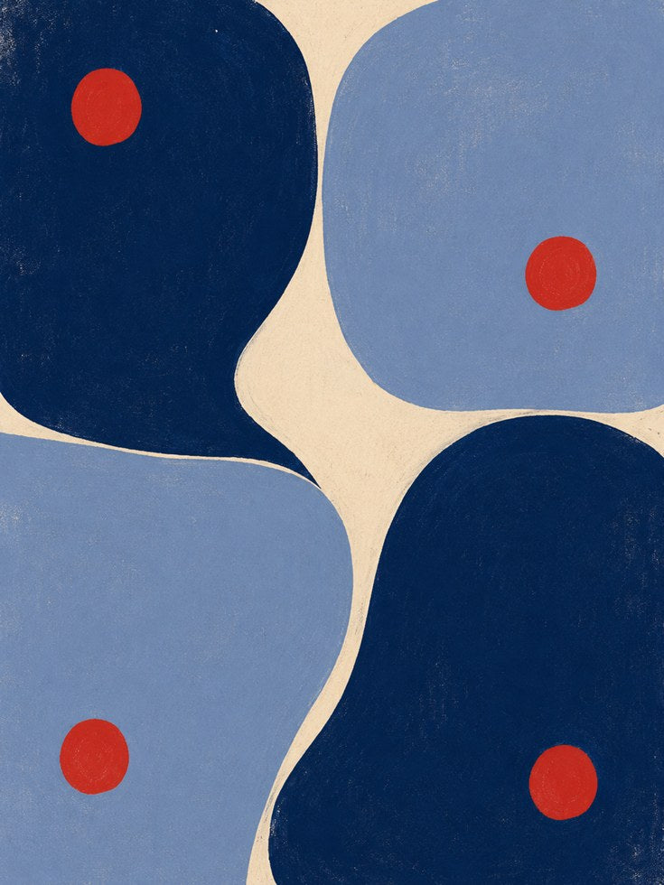 Mid Century Modern Wall Art - artwork on paper