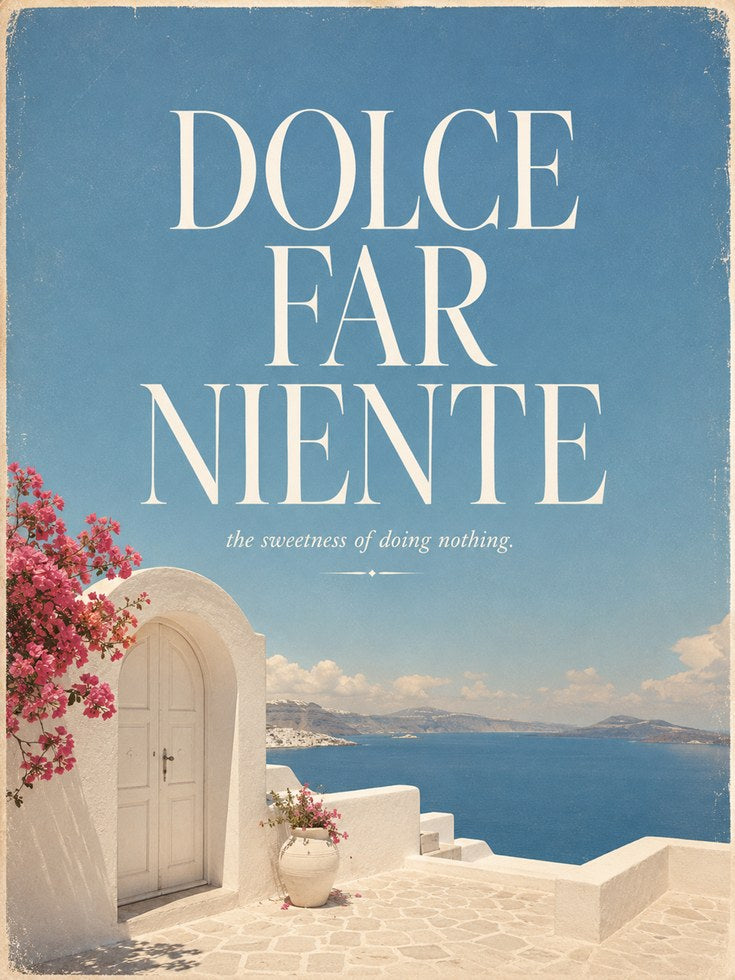 Italian Typography Print - artwork on paper