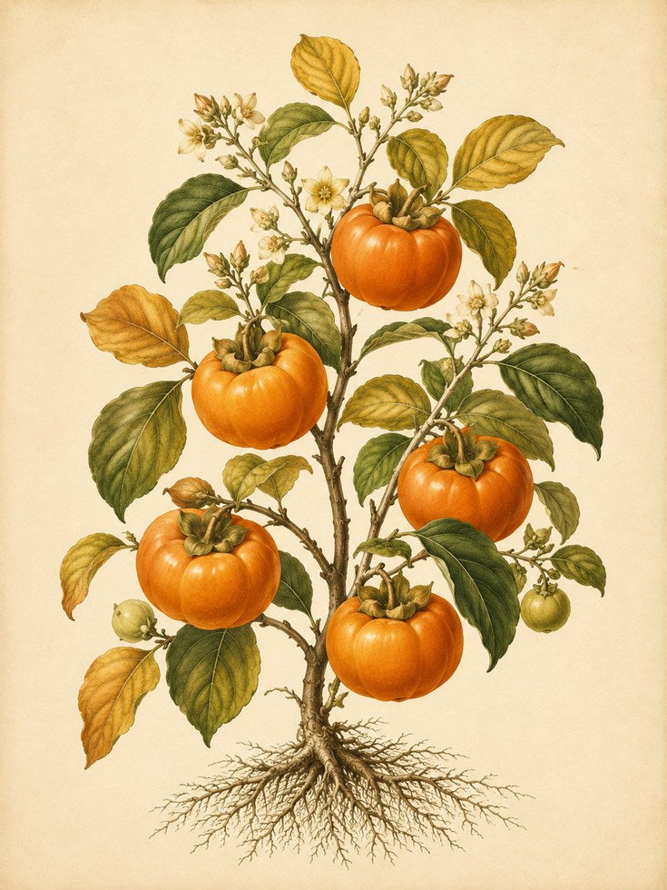 Botanical Tomato Plant Print: Vintage Illustration Wall Art - artwork on paper