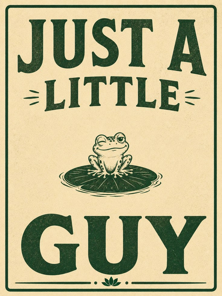 Vintage Frog Print - artwork on paper