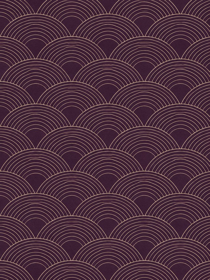 Seigaiha Wave Print: Japanese Ocean Pattern - artwork on paper