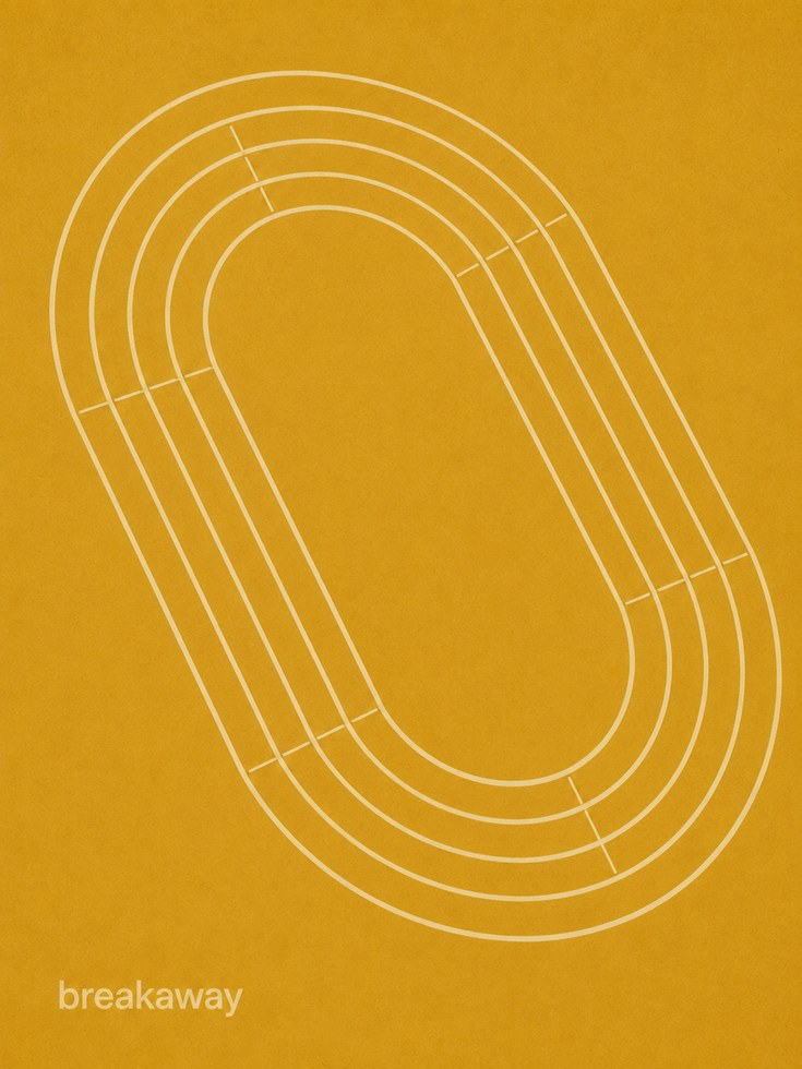 Minimalist Geometric Poster – Abstract Line Art - artwork on paper