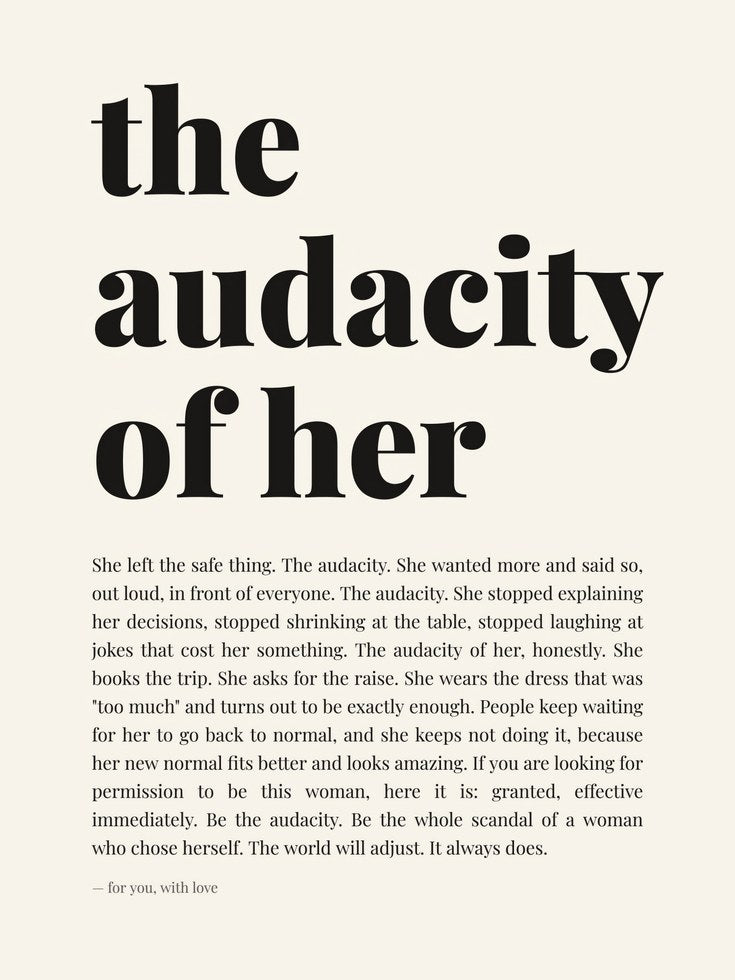 Feminist Wall Art – Empowerment Quote Print - artwork on paper