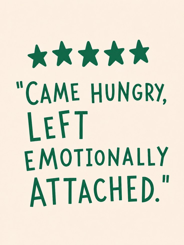 Humorous Restaurant Quote Print - artwork on paper