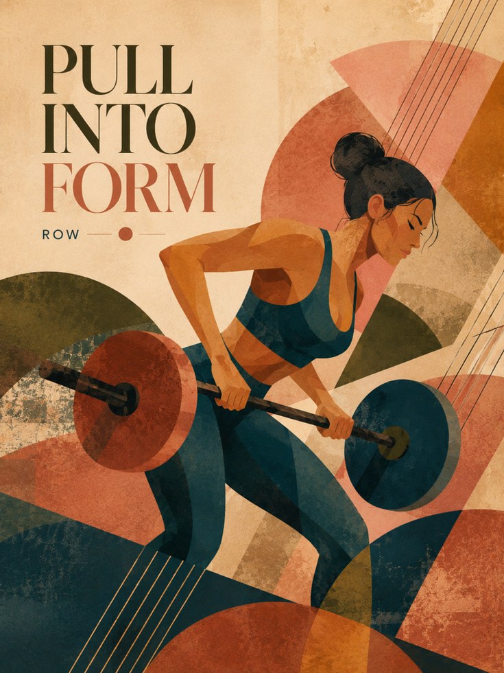 Weightlifting Fitness Poster: Art Deco Athletic Wall Art - artwork on paper
